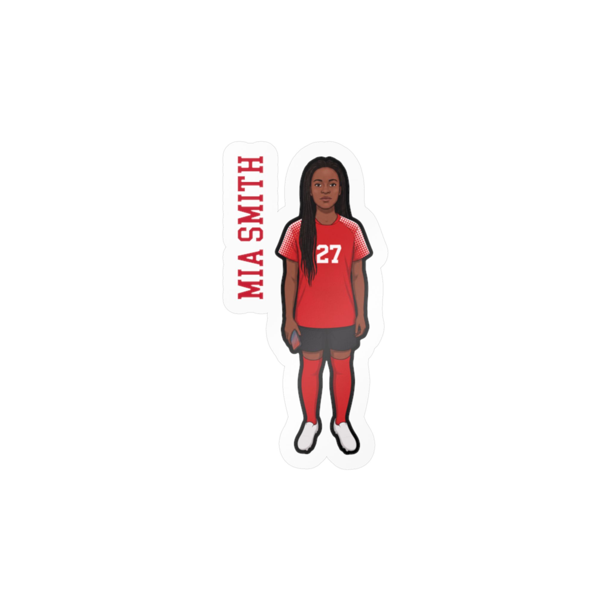 Vinyl Sticker — character_name_vertical in Classic