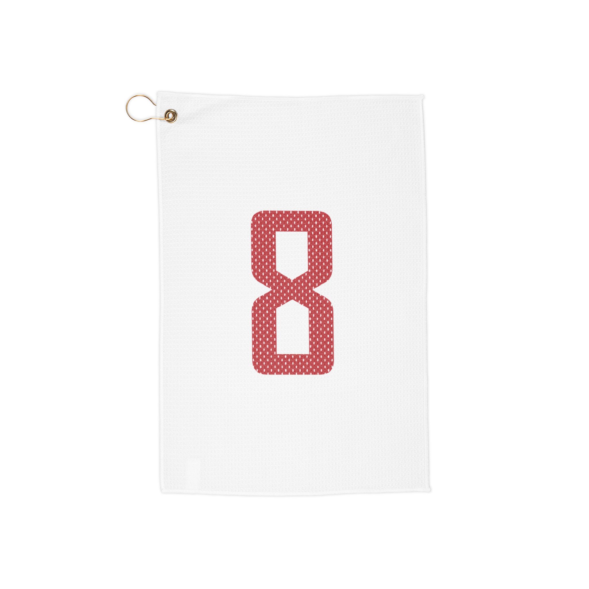 Golf Towel — mesh_shirsey_number in Classic