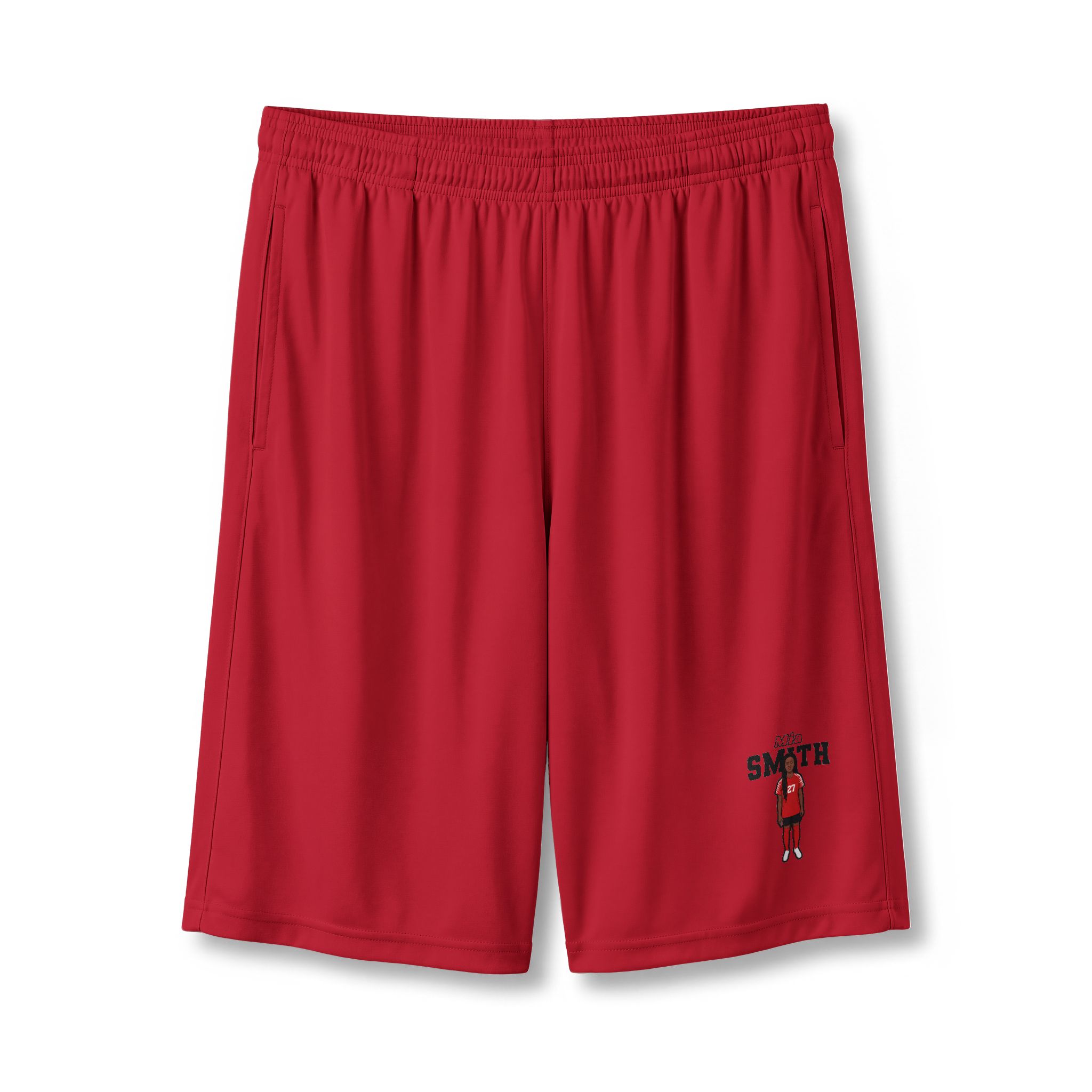 Shorts — character_name_arch in Red
