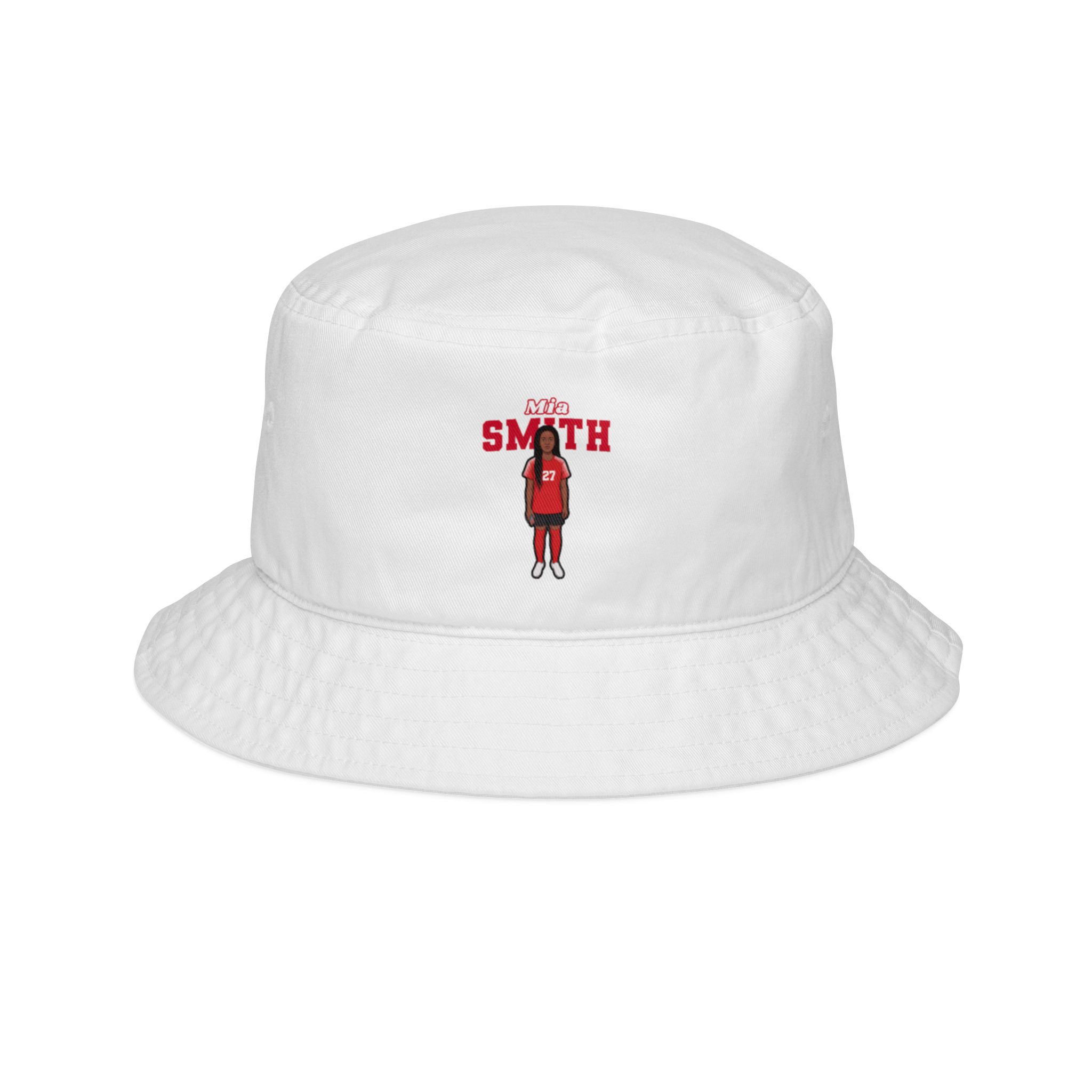 Bucket Hat — character_name_arch in White