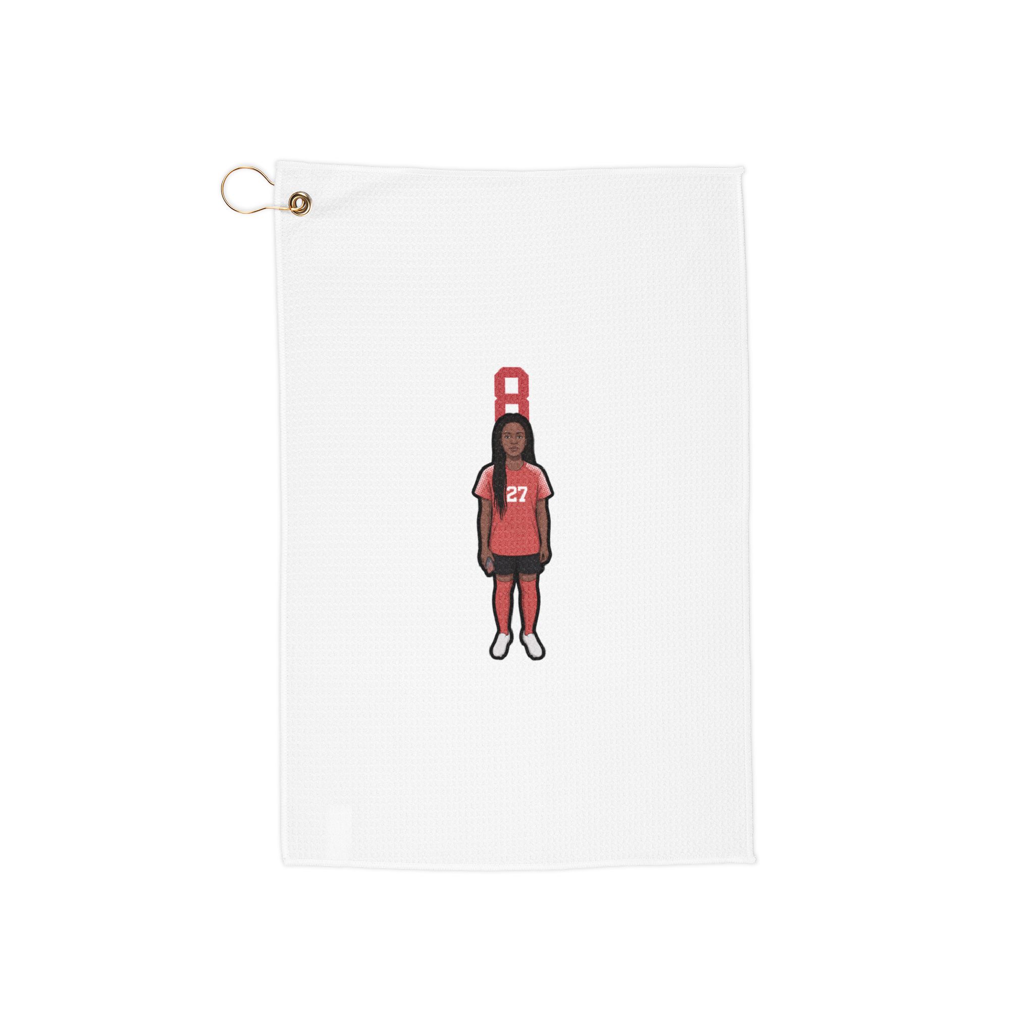 Golf Towel — character_number_top in Classic