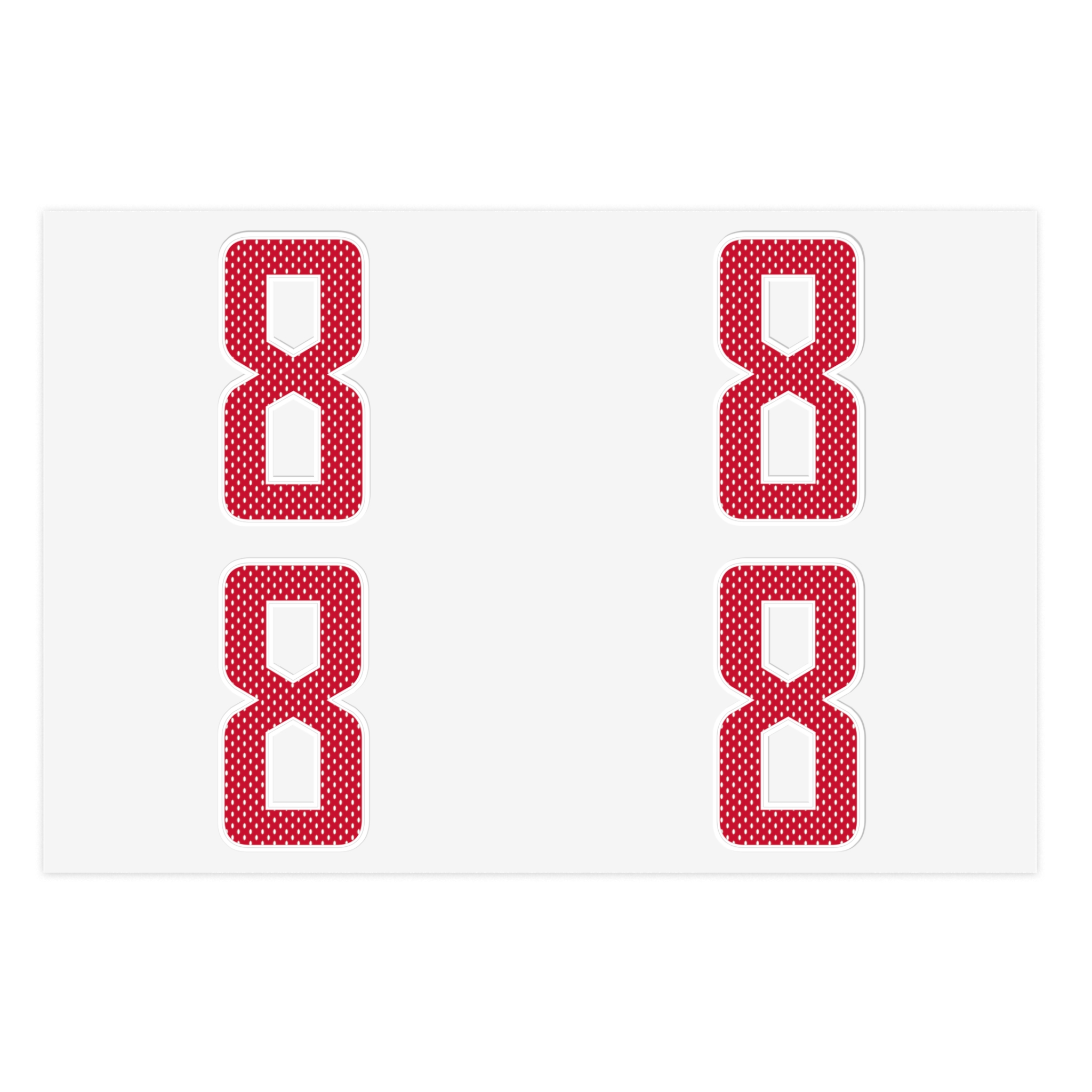 Sticker Sheet — mesh_shirsey_number in Classic