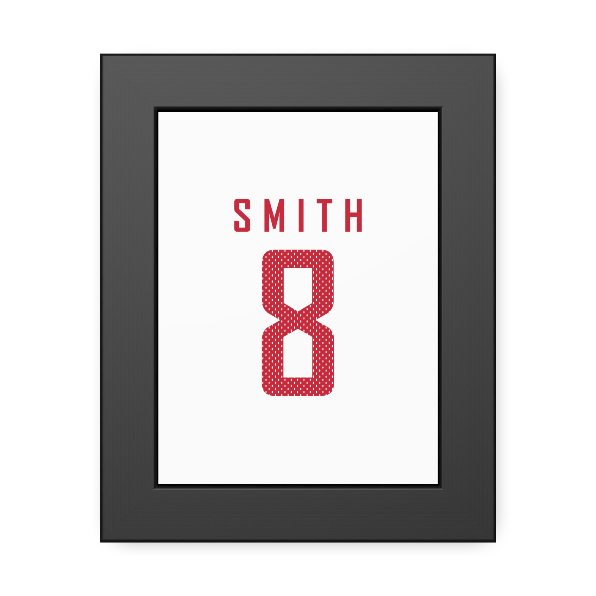 Framed Poster — mesh_shirsey in Black