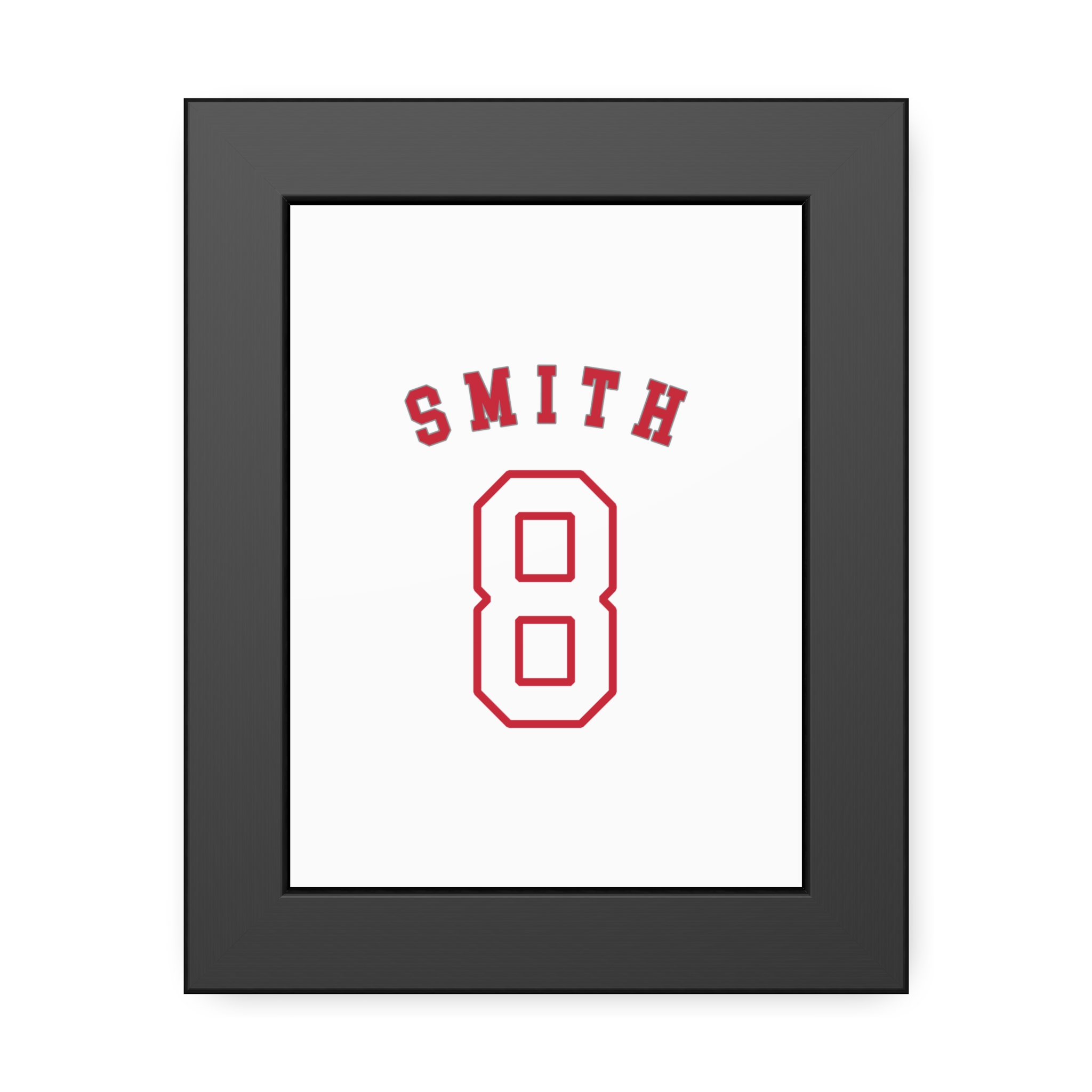 Framed Poster — shirsey_arch in Black