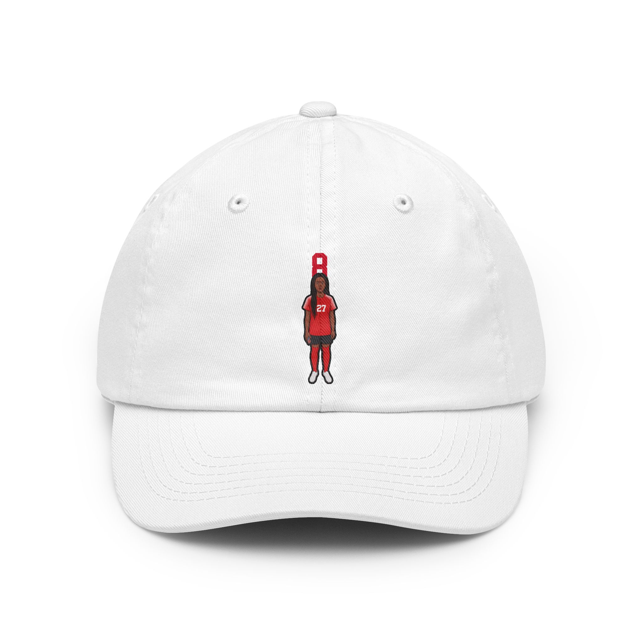 Classic Cap — character_number_top in White