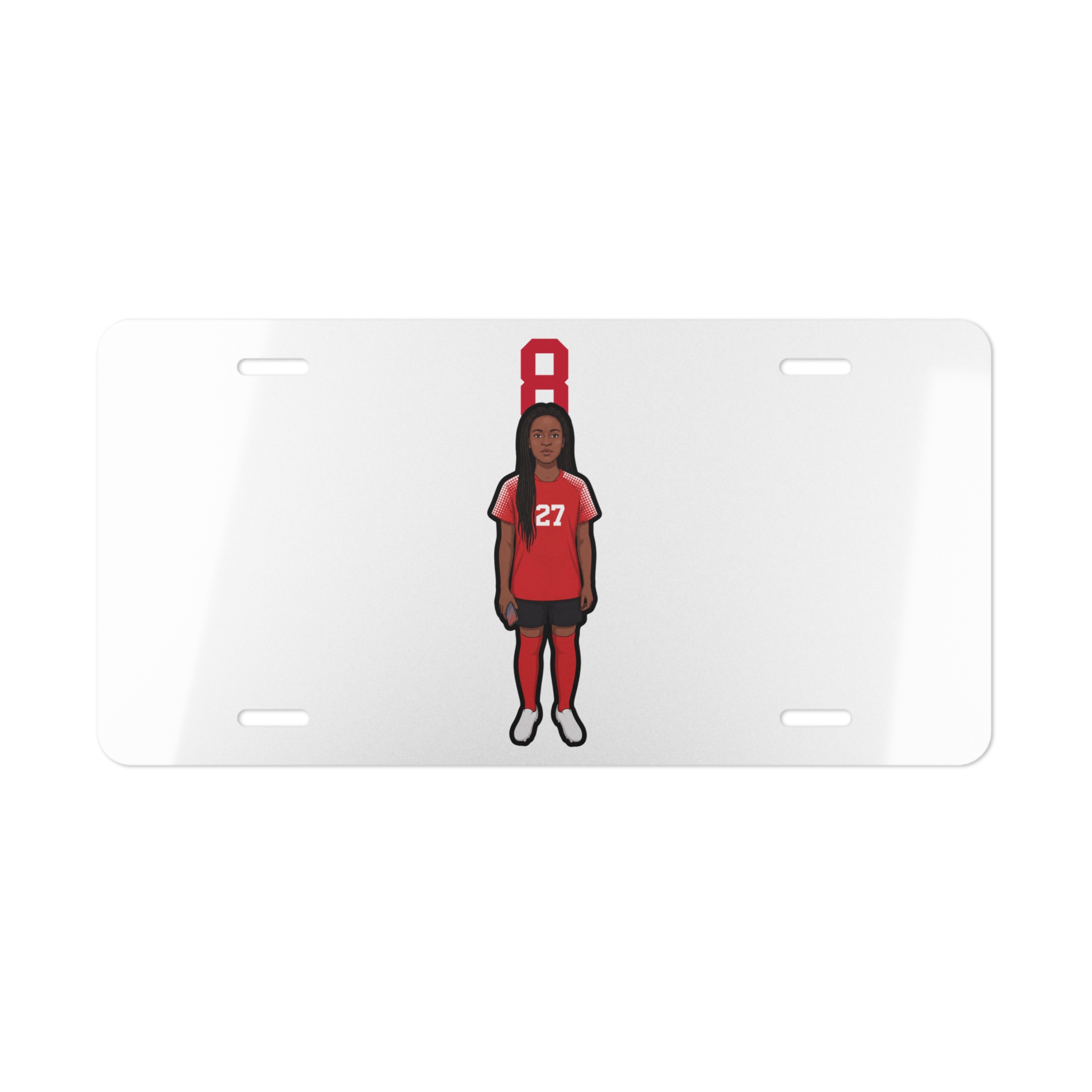 License Plate — character_number_top in Classic