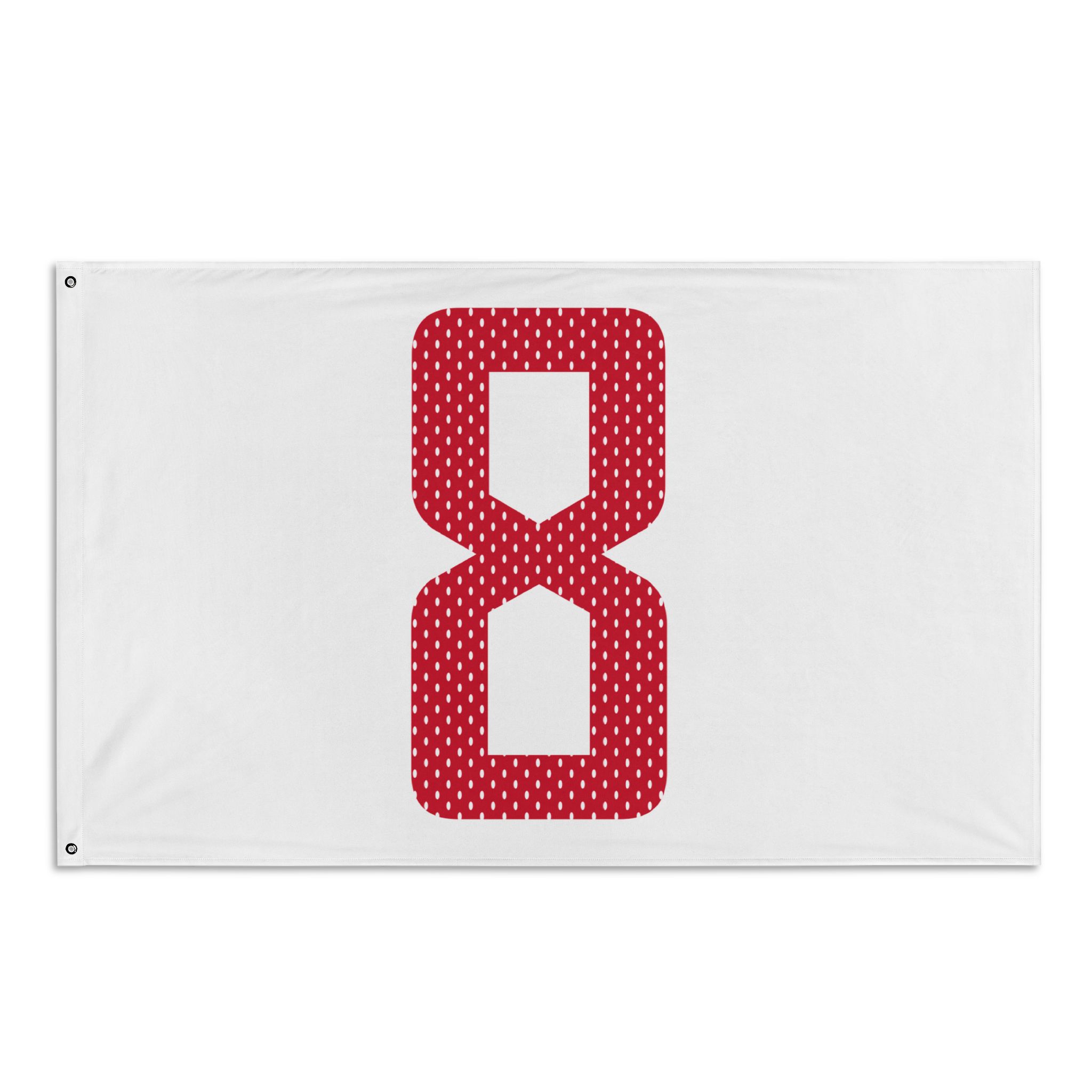 Flag (35 × 56 in) — mesh_shirsey_number in Classic
