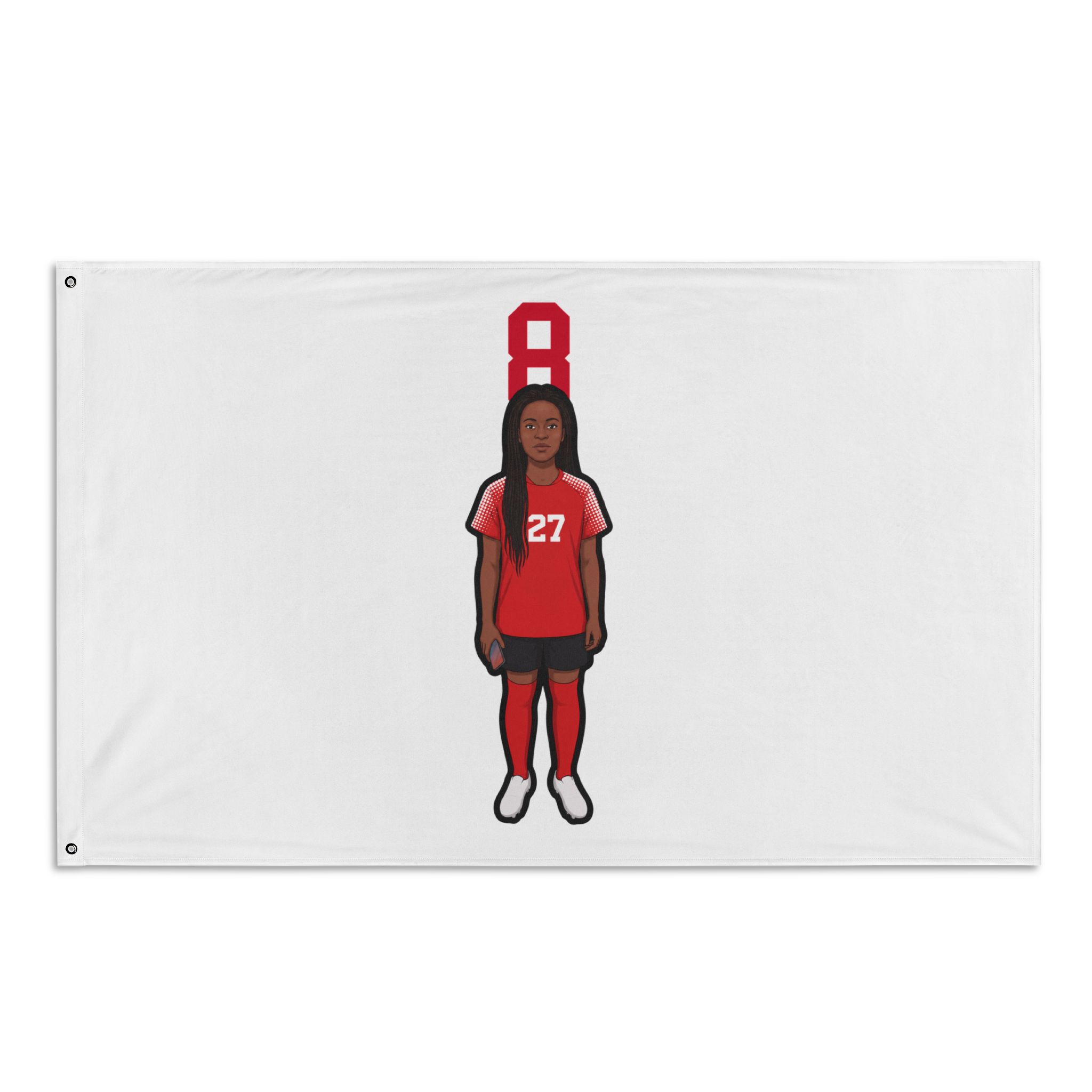 Flag (35 × 56 in) — character_number_top in Classic