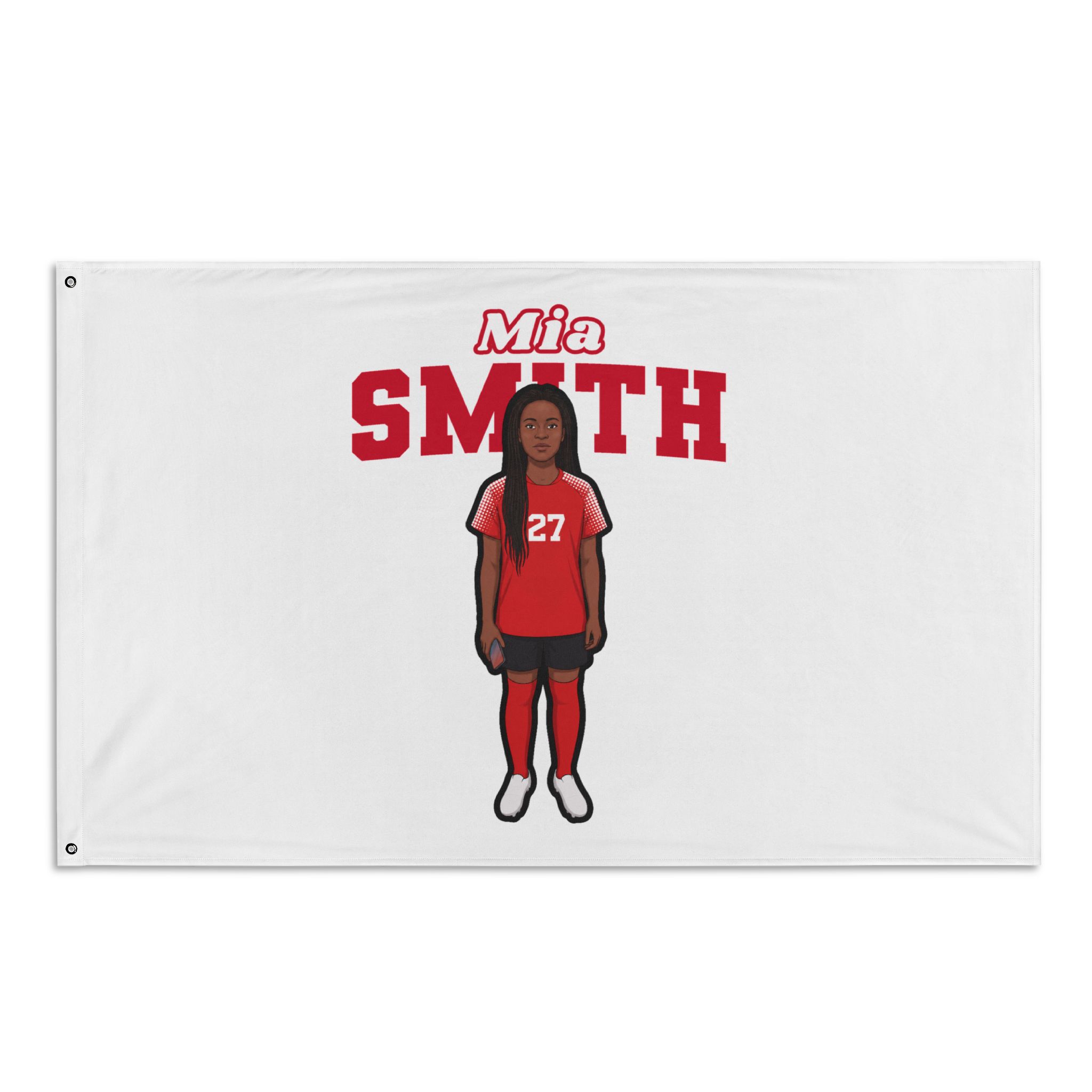 Flag (35 × 56 in) — character_name_arch in Classic