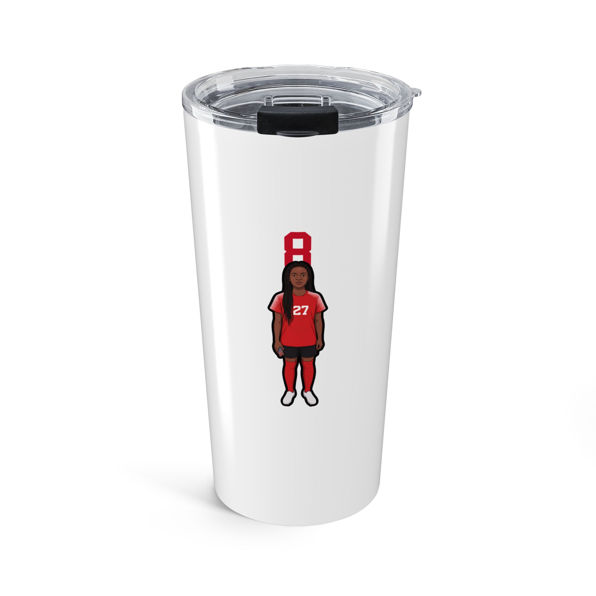 20oz Tumbler — character_number_top in Classic