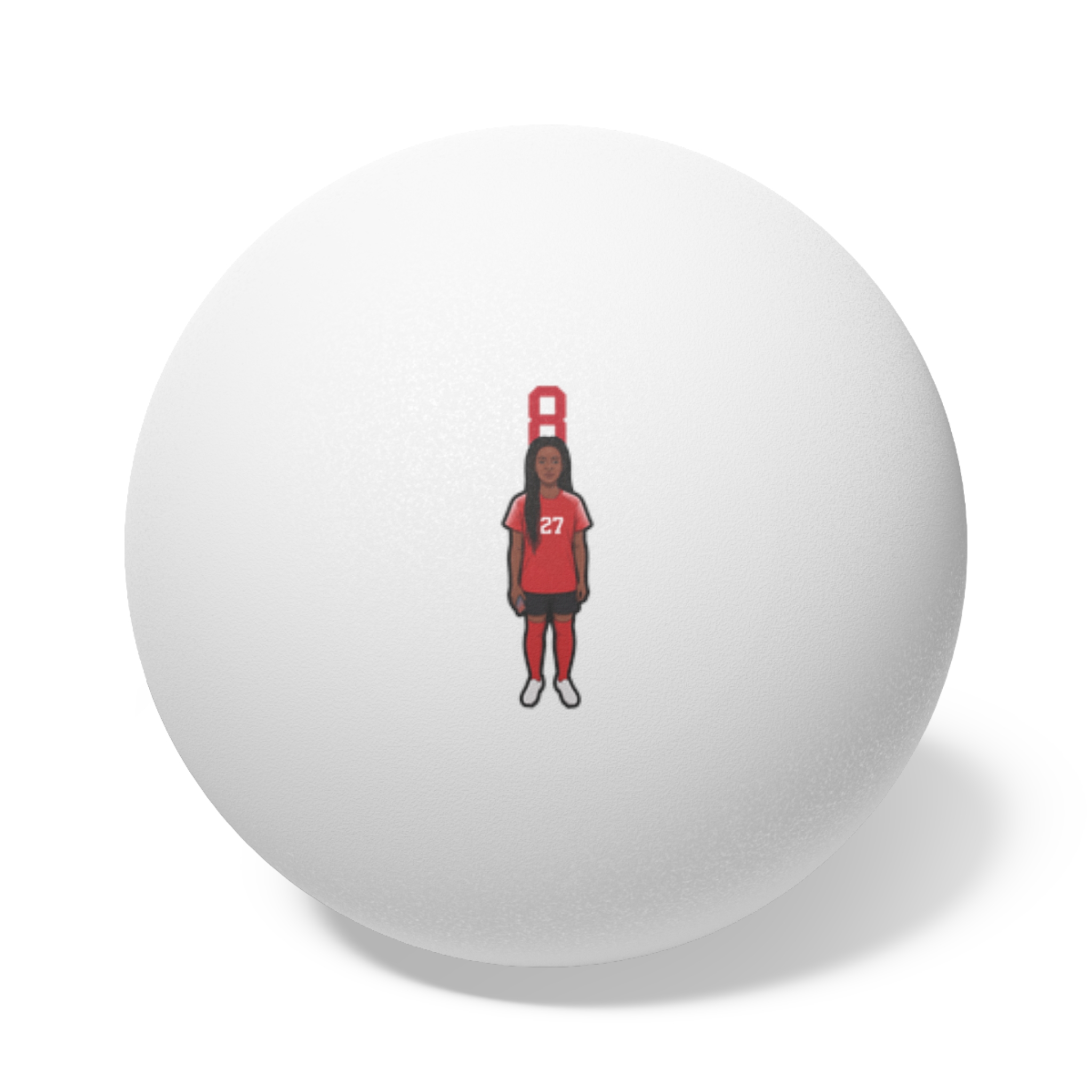 Ping Pong Balls, 6 pcs — character_number_top in White