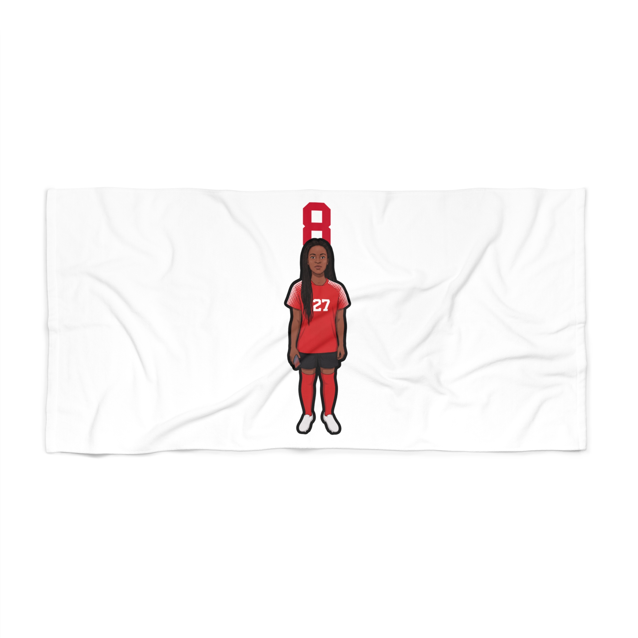 Beach Towel — character_number_top in Classic