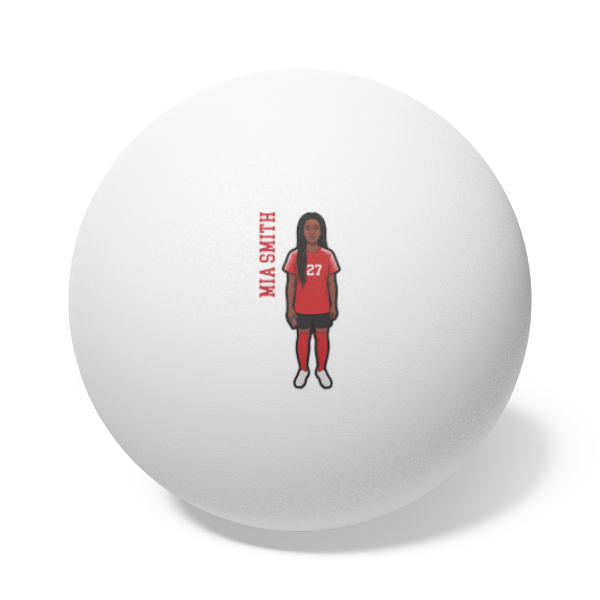 Ping Pong Balls, 6 pcs — character_name_vertical in White