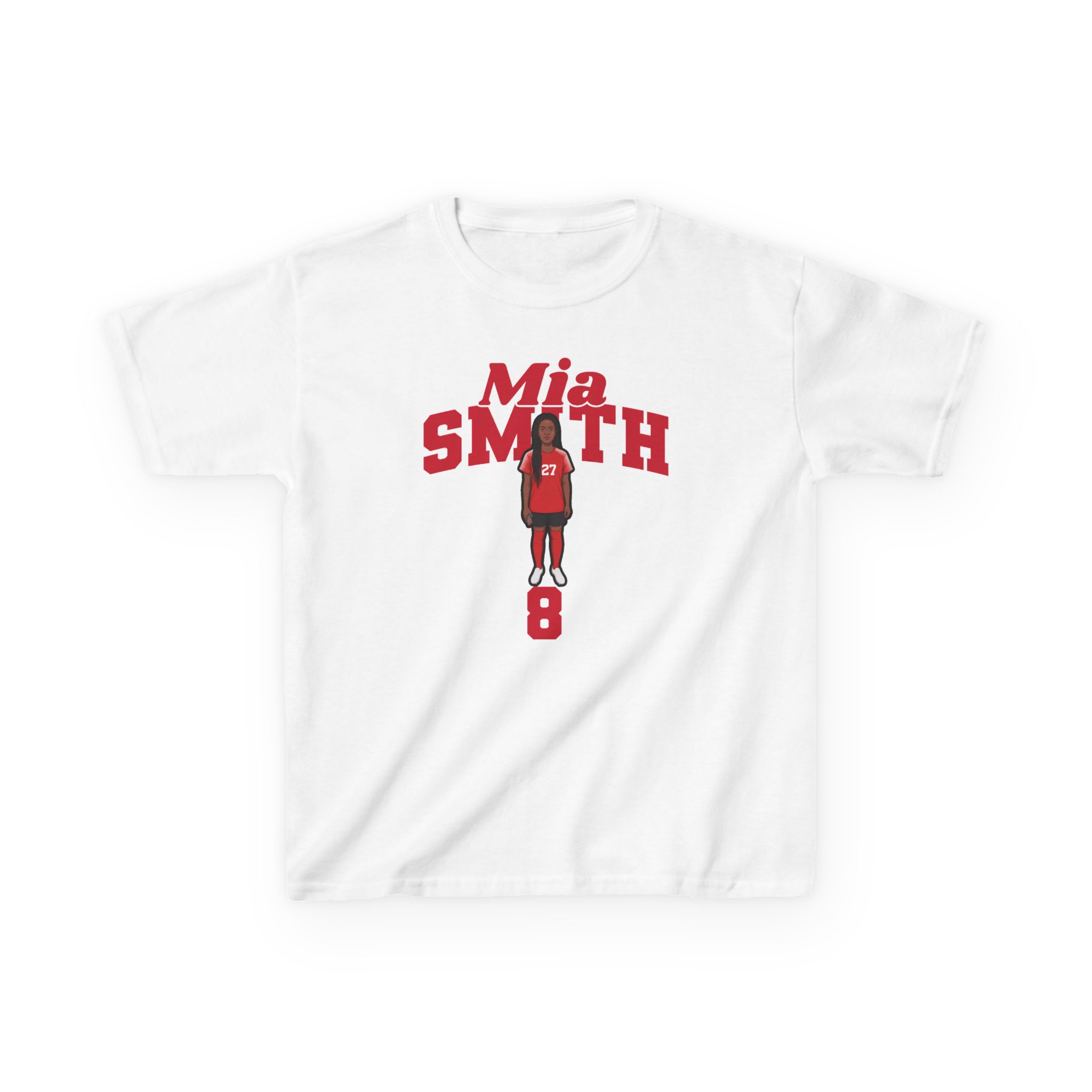 Youth Tee — character_signature_arch in White