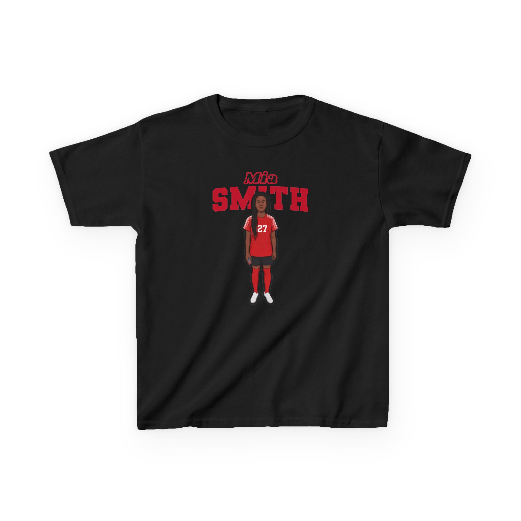 Youth Tee — character_name_arch in Black
