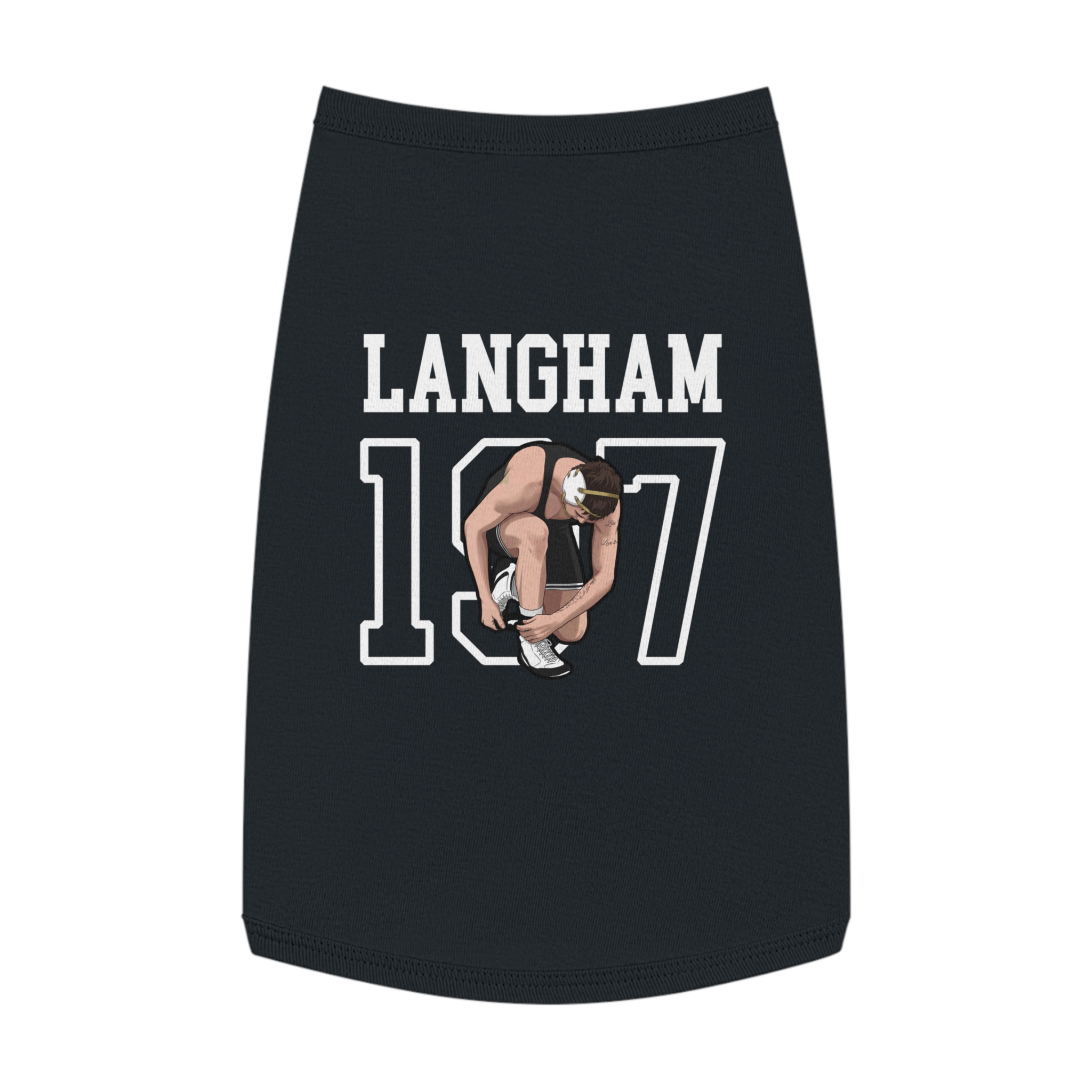Pet Tank Top — character_shirsey in Black