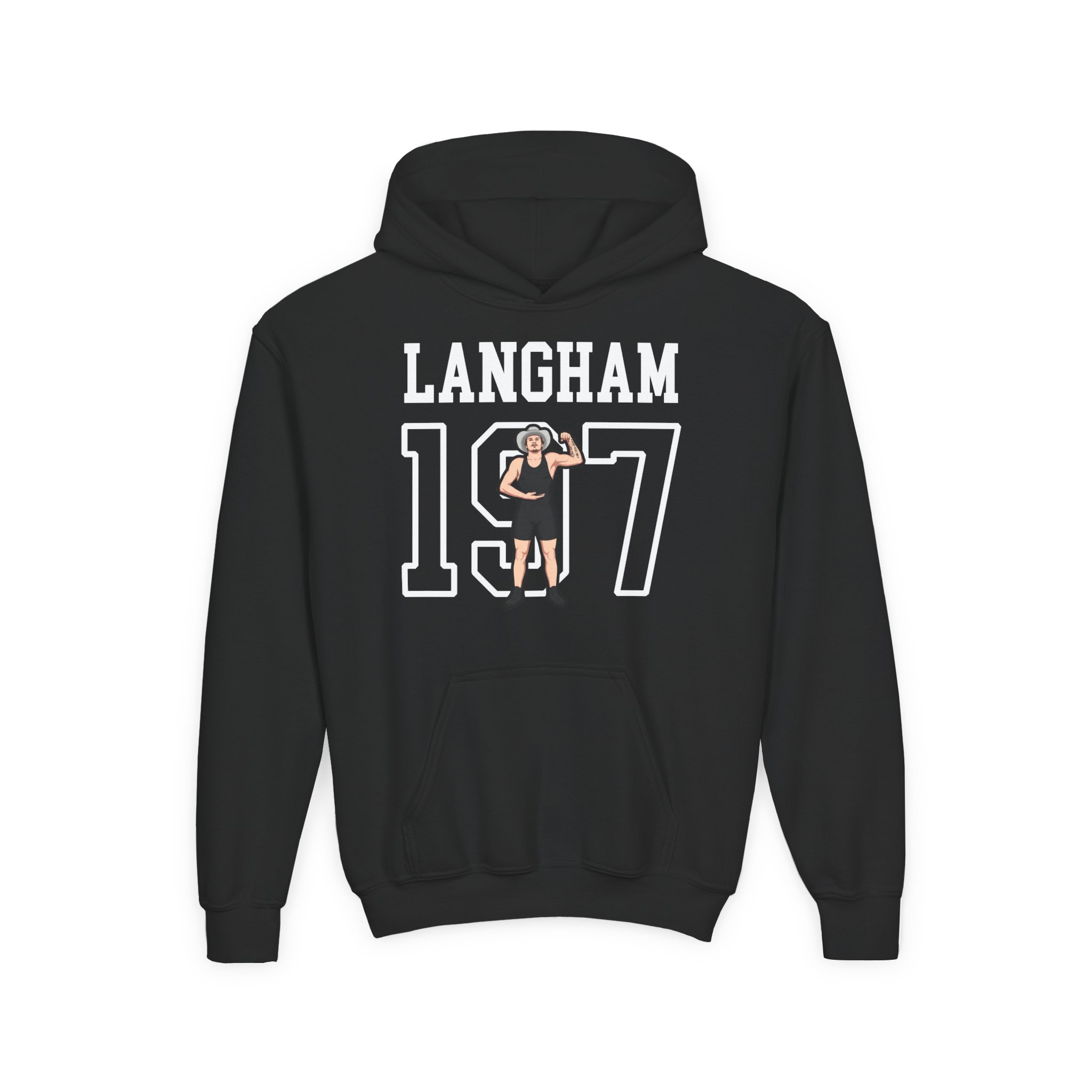 Youth Hoodie — character_shirsey in Black
