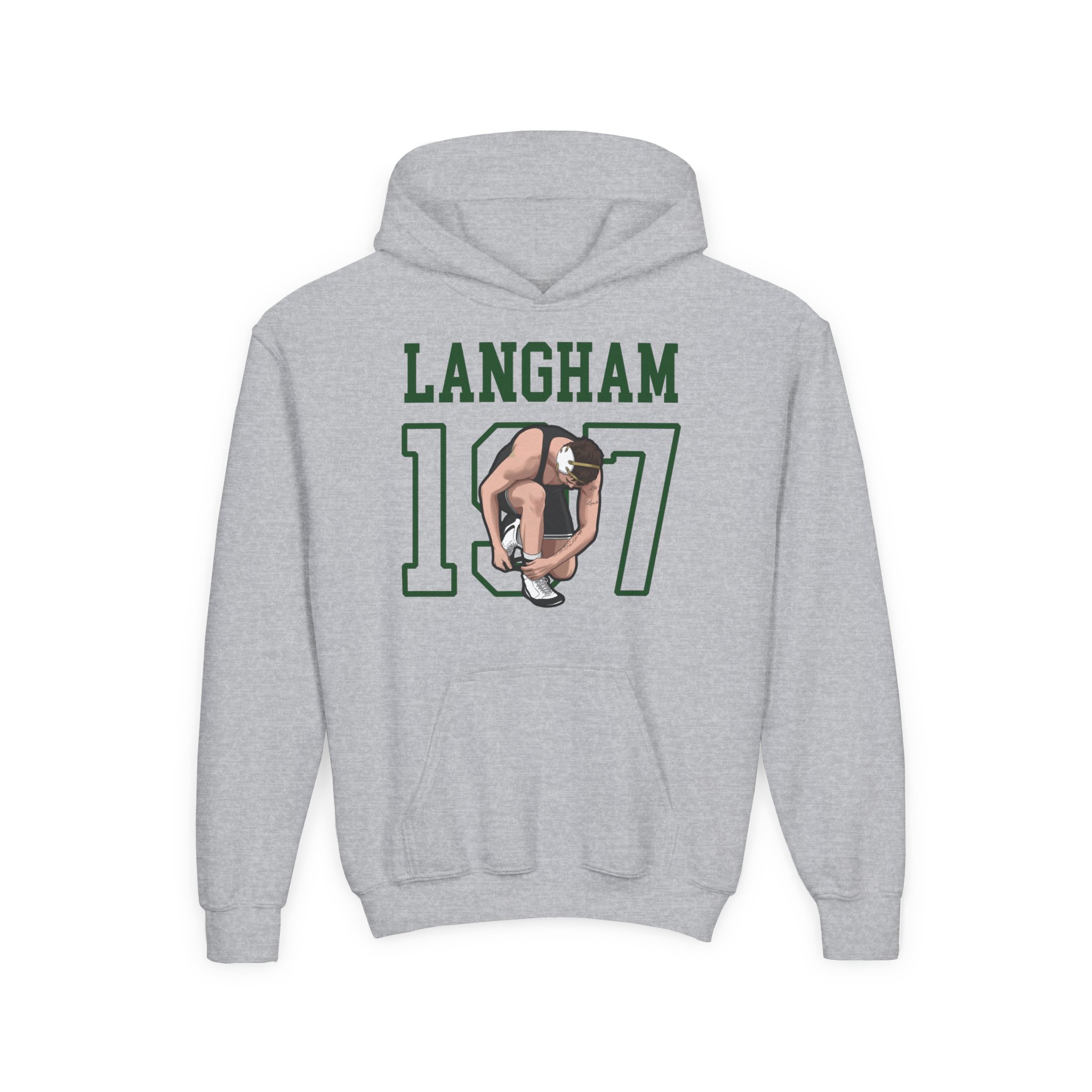 Youth Hoodie — character_shirsey in Grey