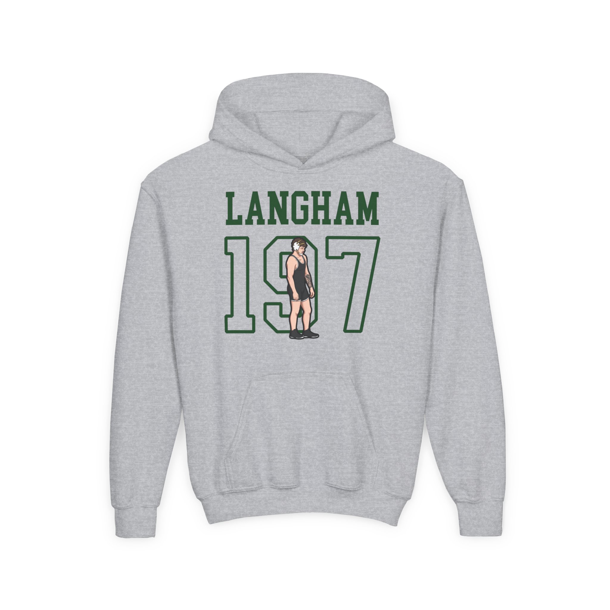 Youth Hoodie — character_shirsey in Grey
