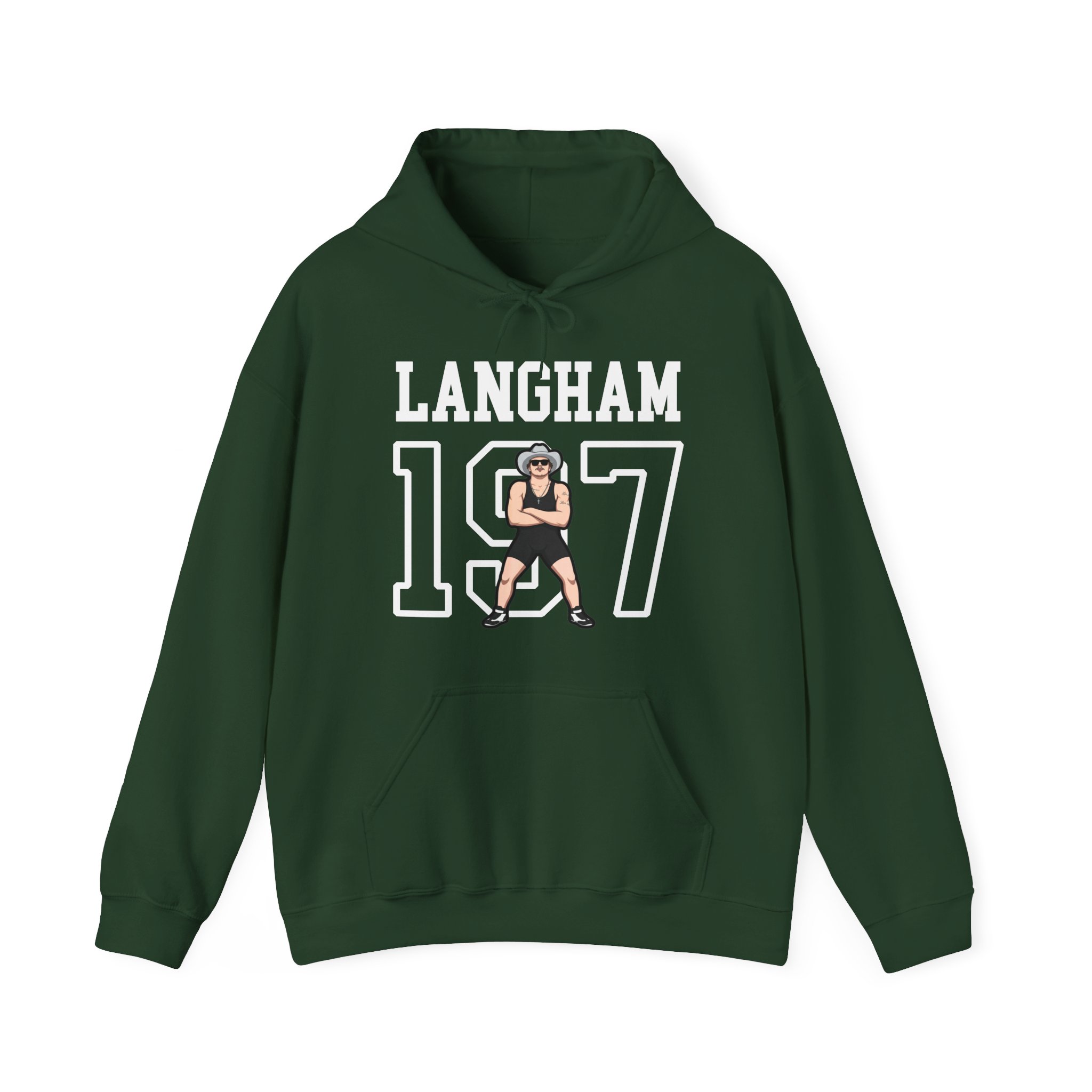 Hoodie — character_shirsey in Green