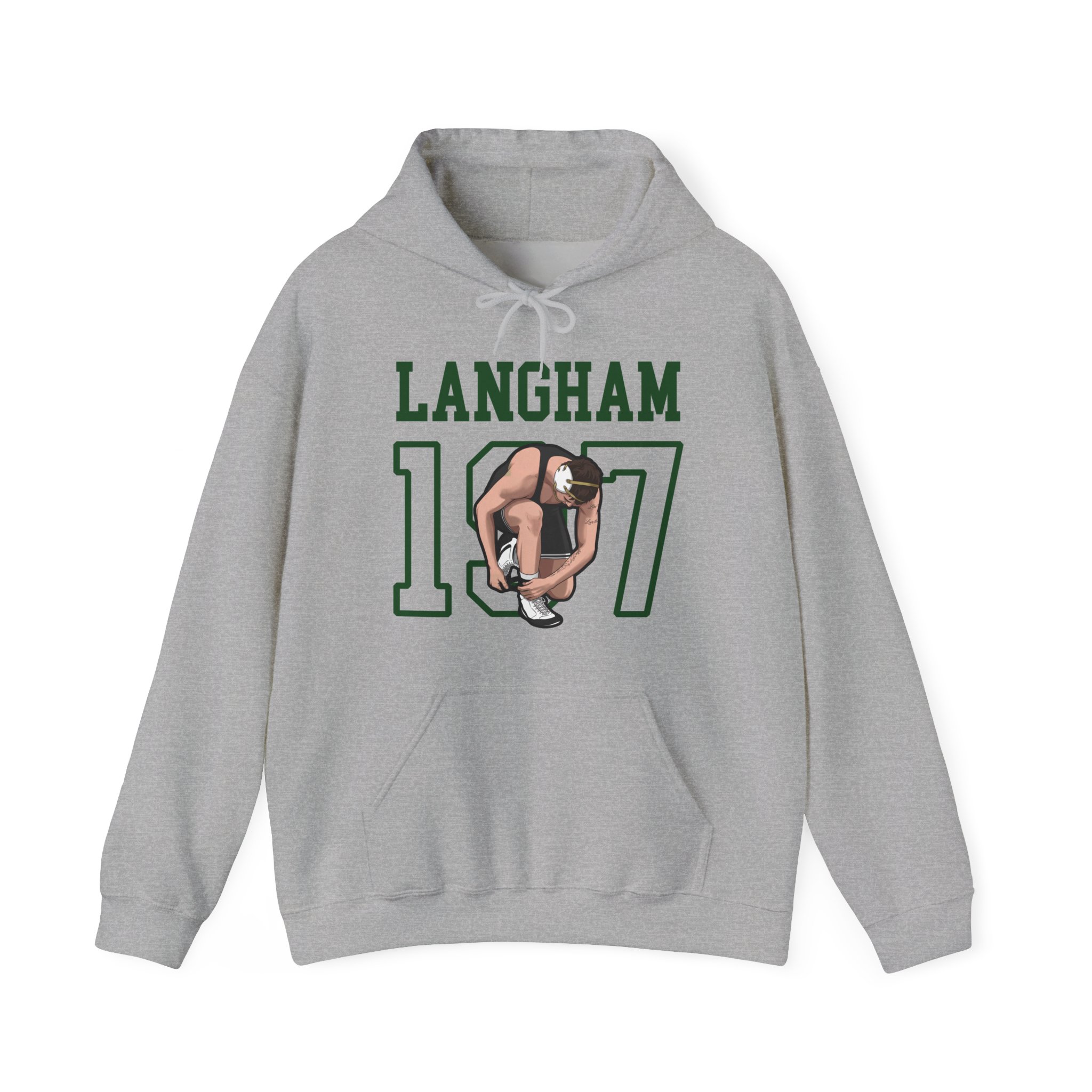 Hoodie — character_shirsey in Grey