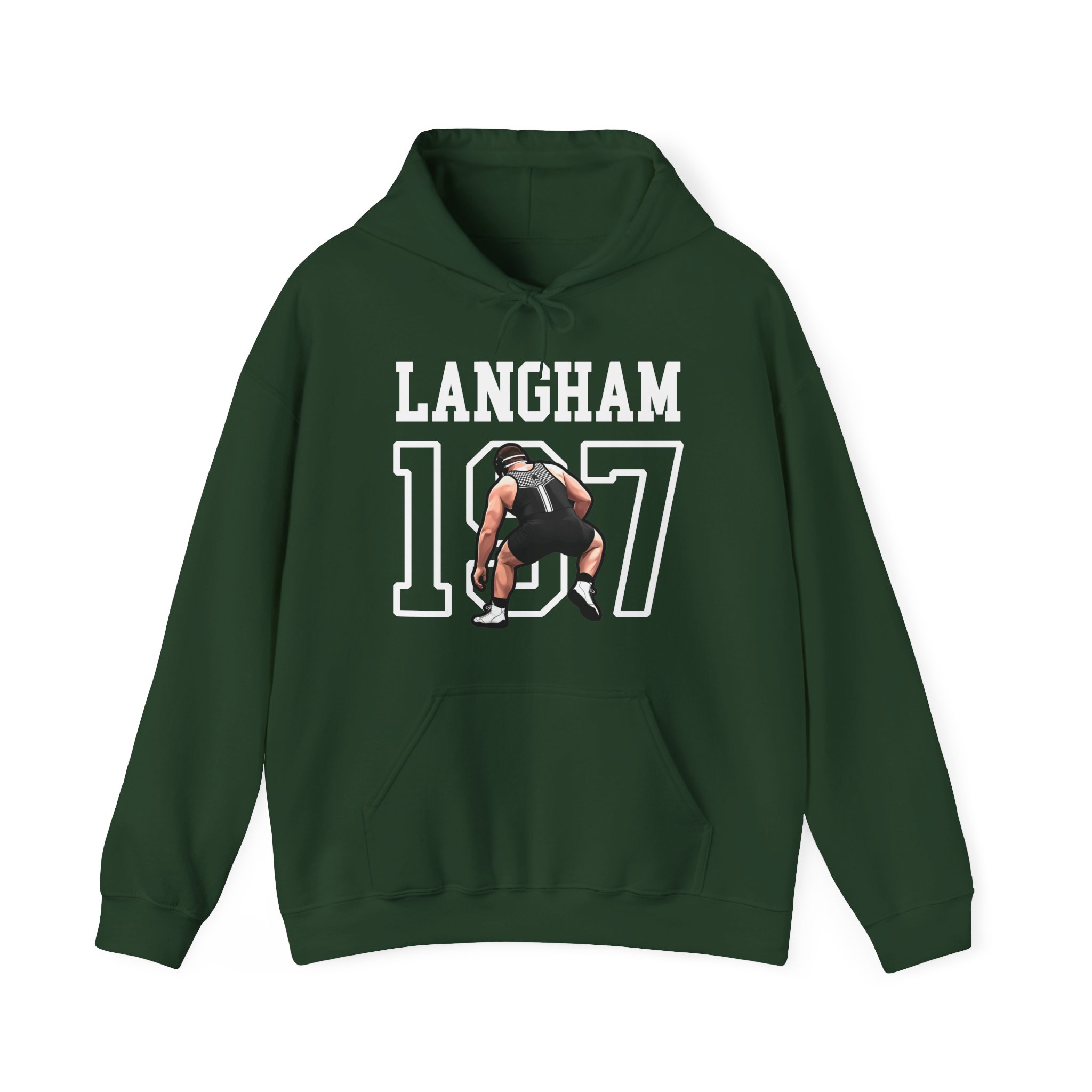 Hoodie — character_shirsey in Green