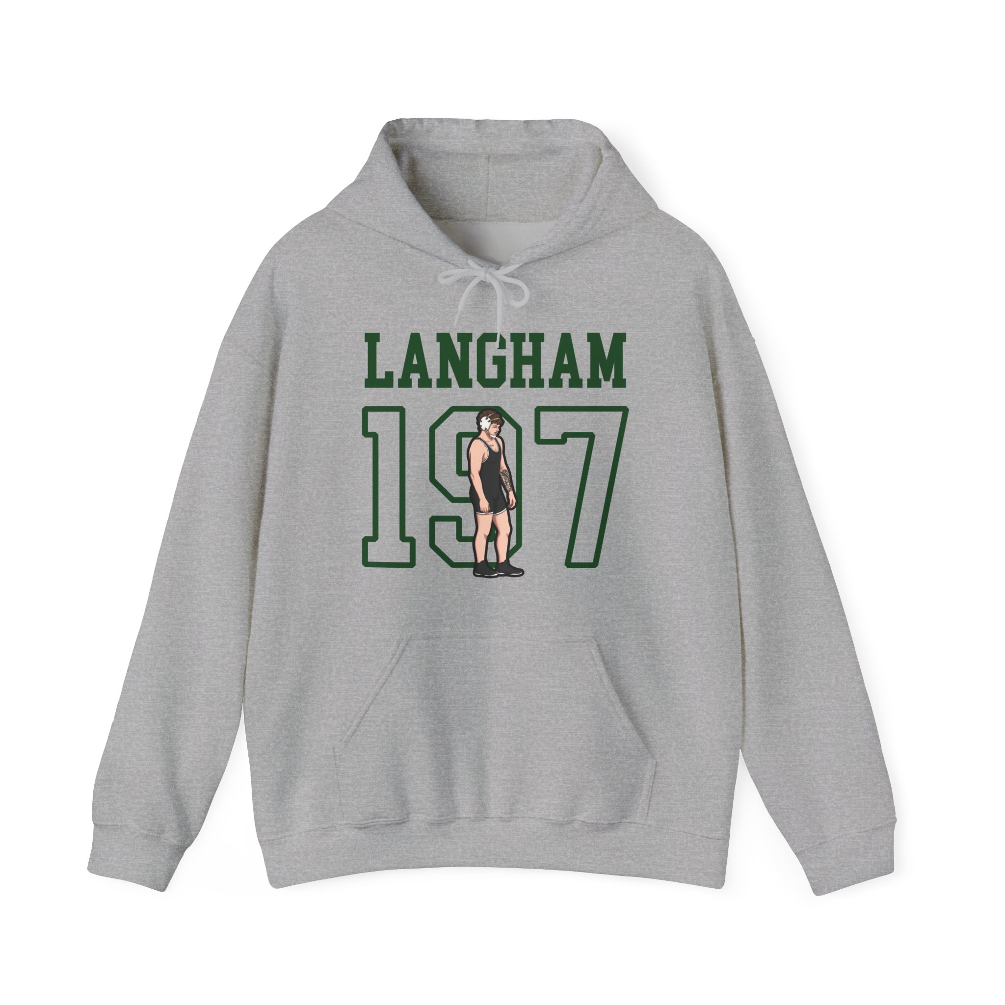 Hoodie — character_shirsey in Grey