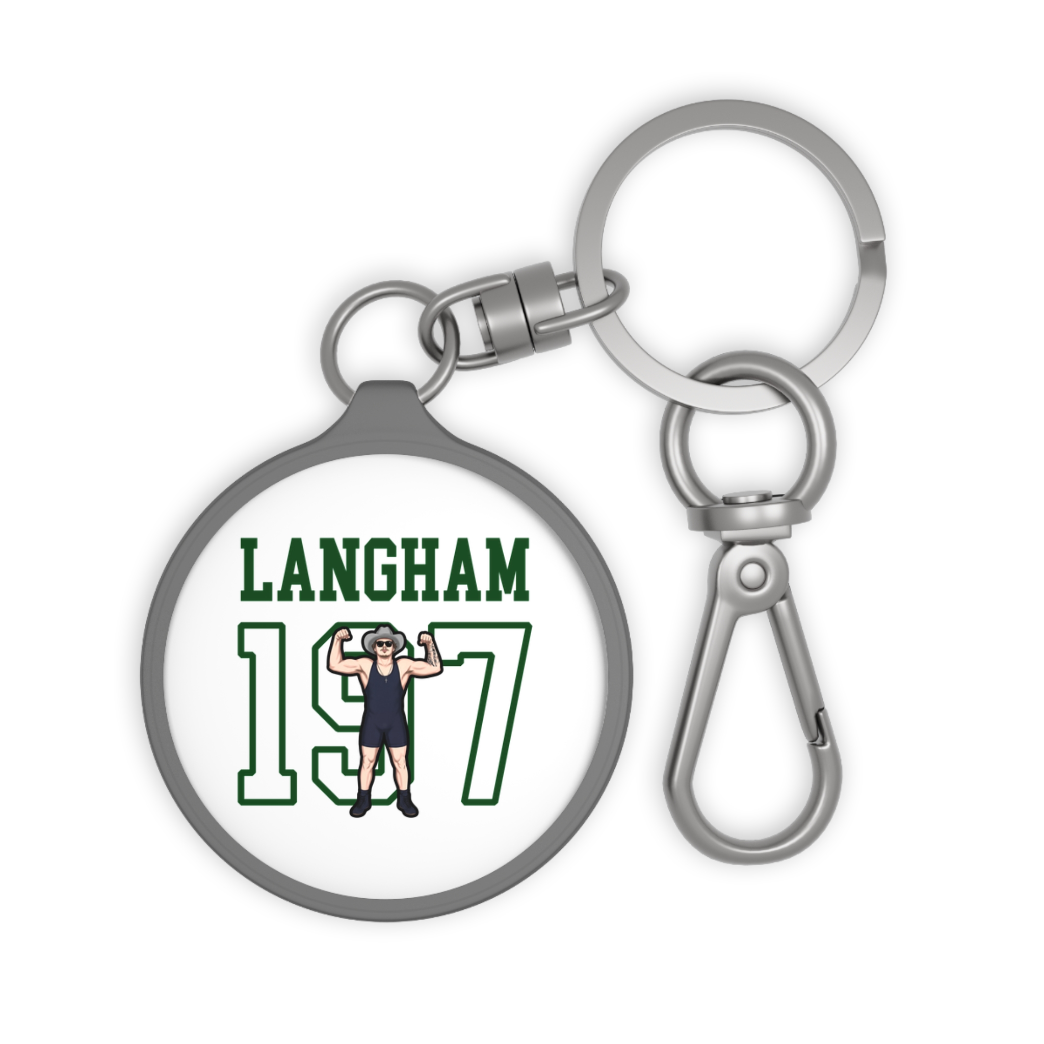 Keychain — character_shirsey in Grey
