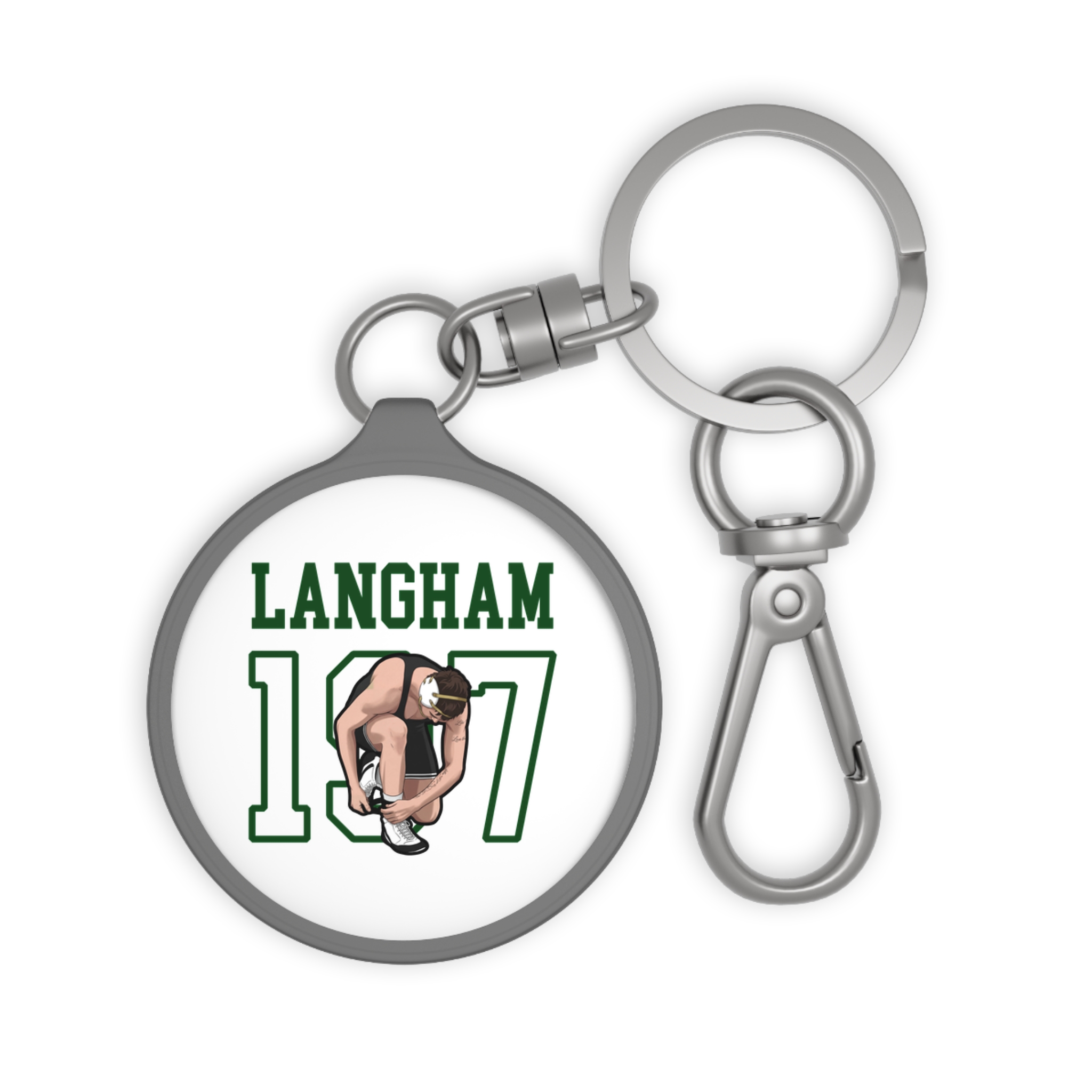 Keychain — character_shirsey in Grey