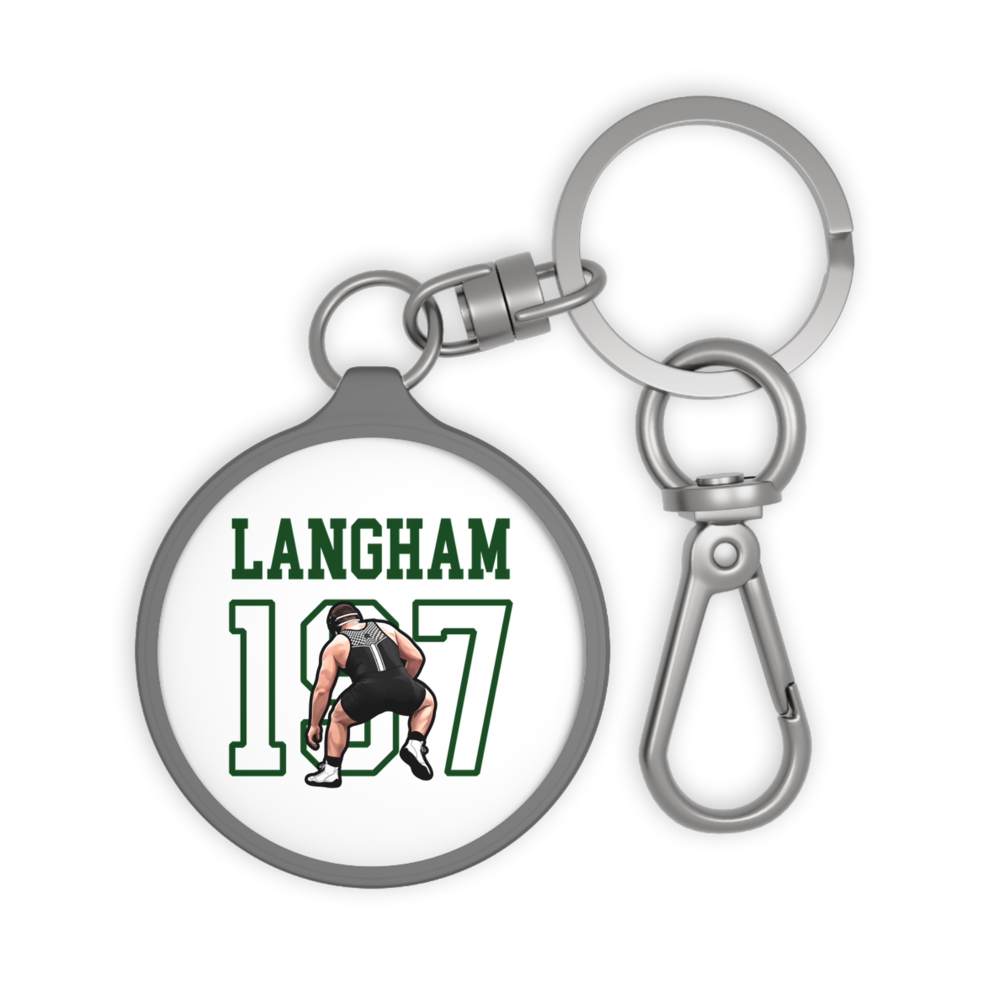Keychain — character_shirsey in Grey