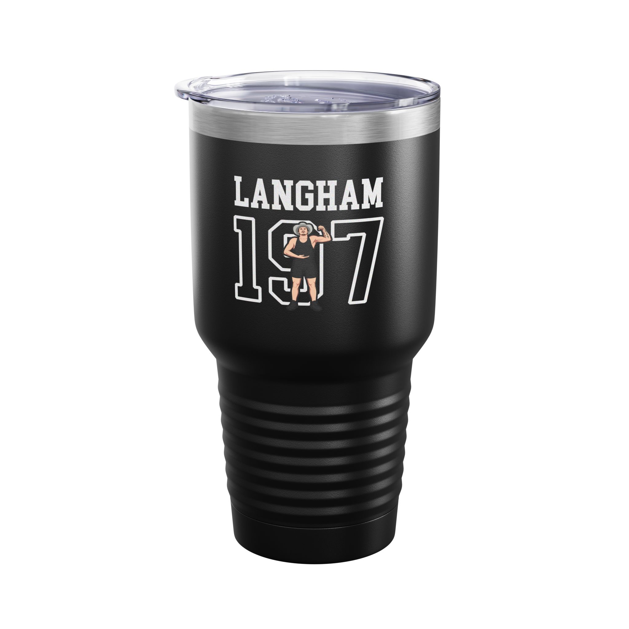 30oz Tumbler — character_shirsey in Black