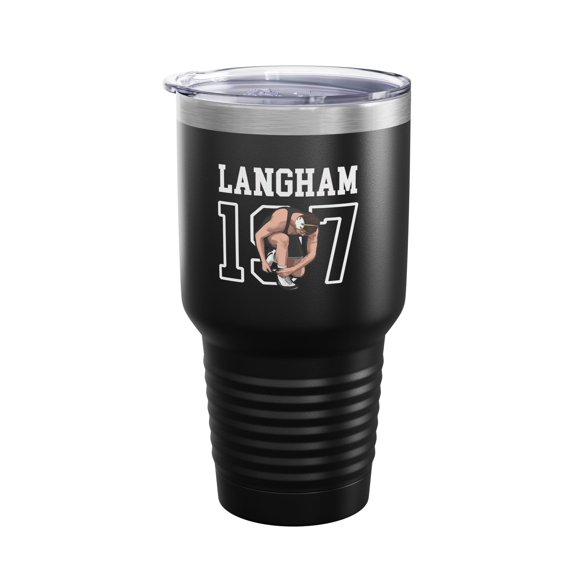 30oz Tumbler — character_shirsey in Black