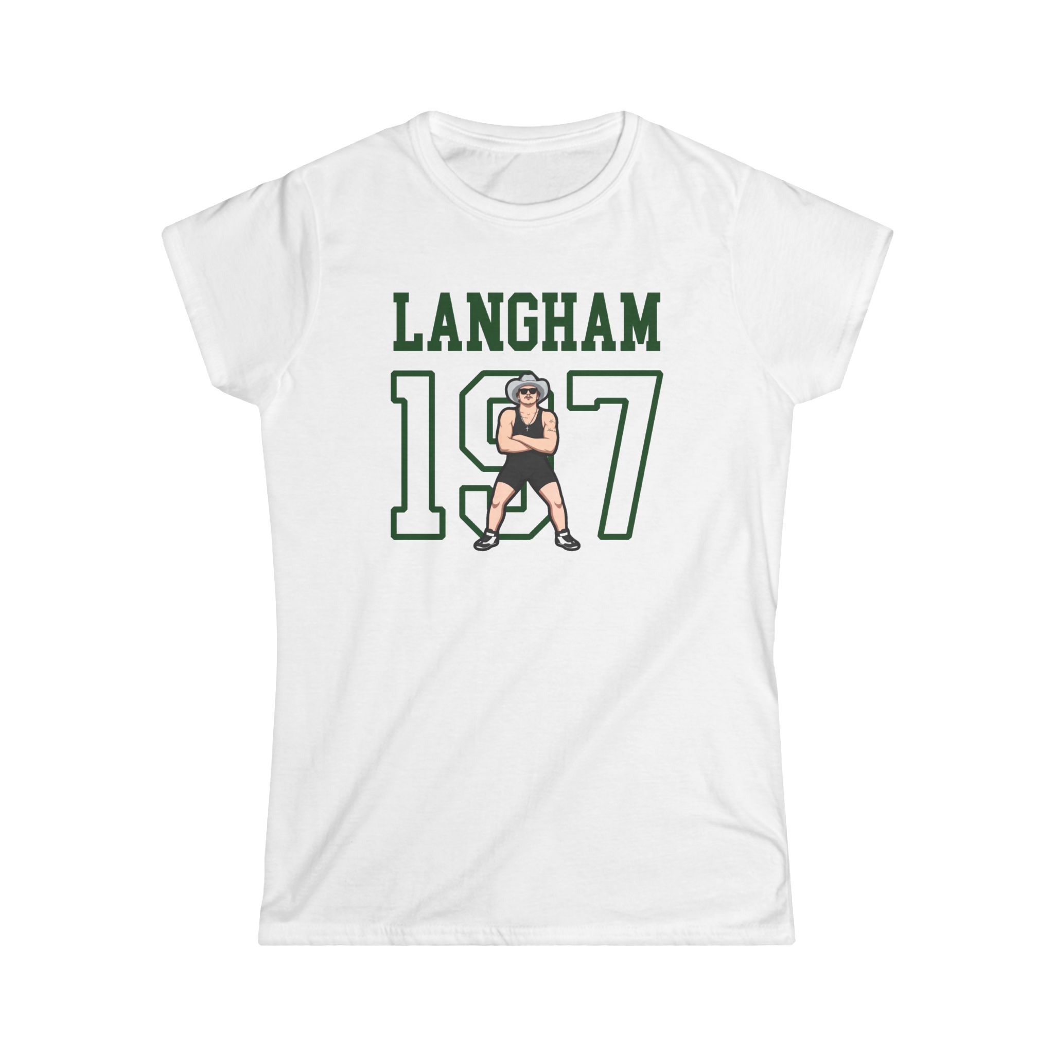 Women's Softstyle Tee — character_shirsey in White