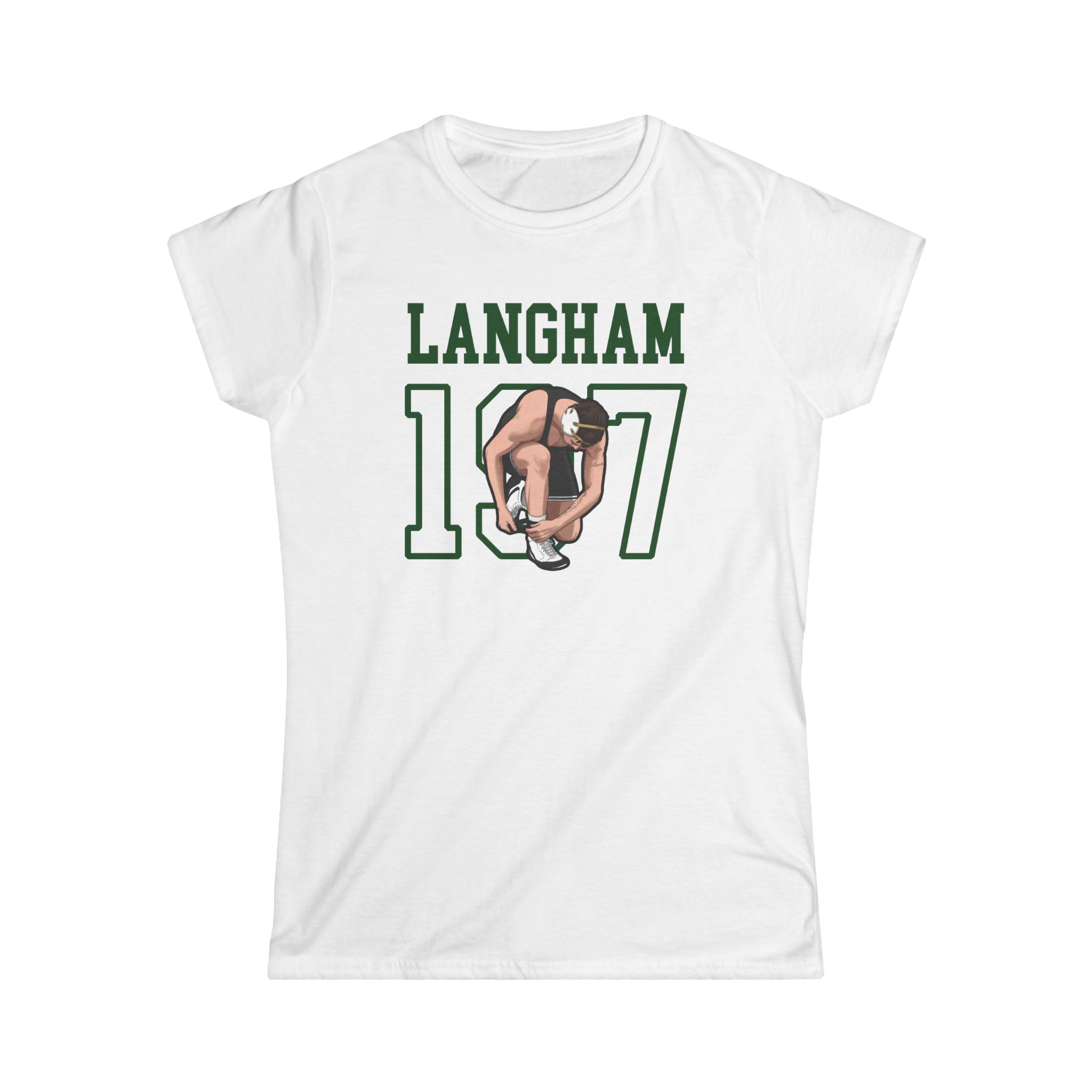 Women's Softstyle Tee — character_shirsey in White