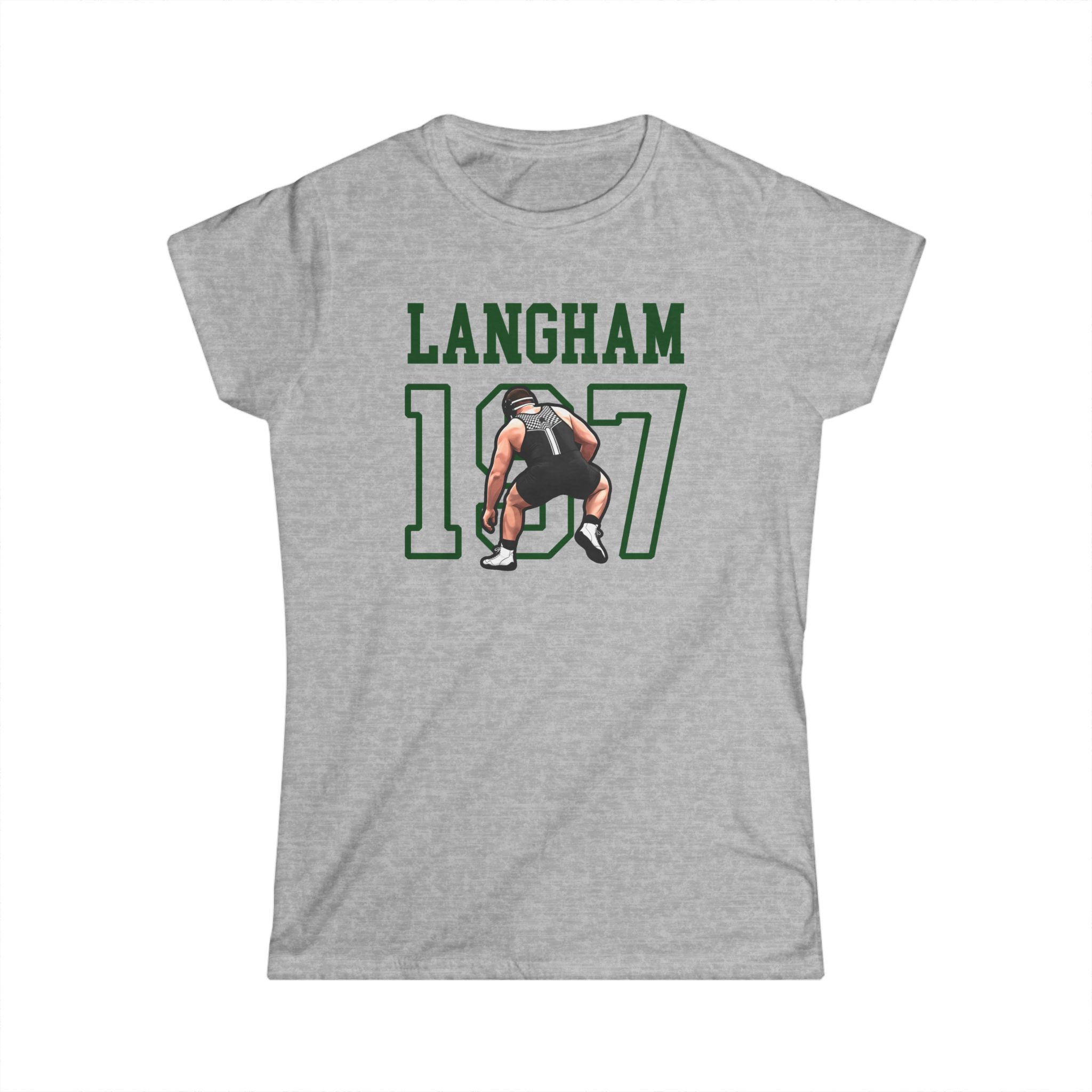 Women's Softstyle Tee — character_shirsey in Grey