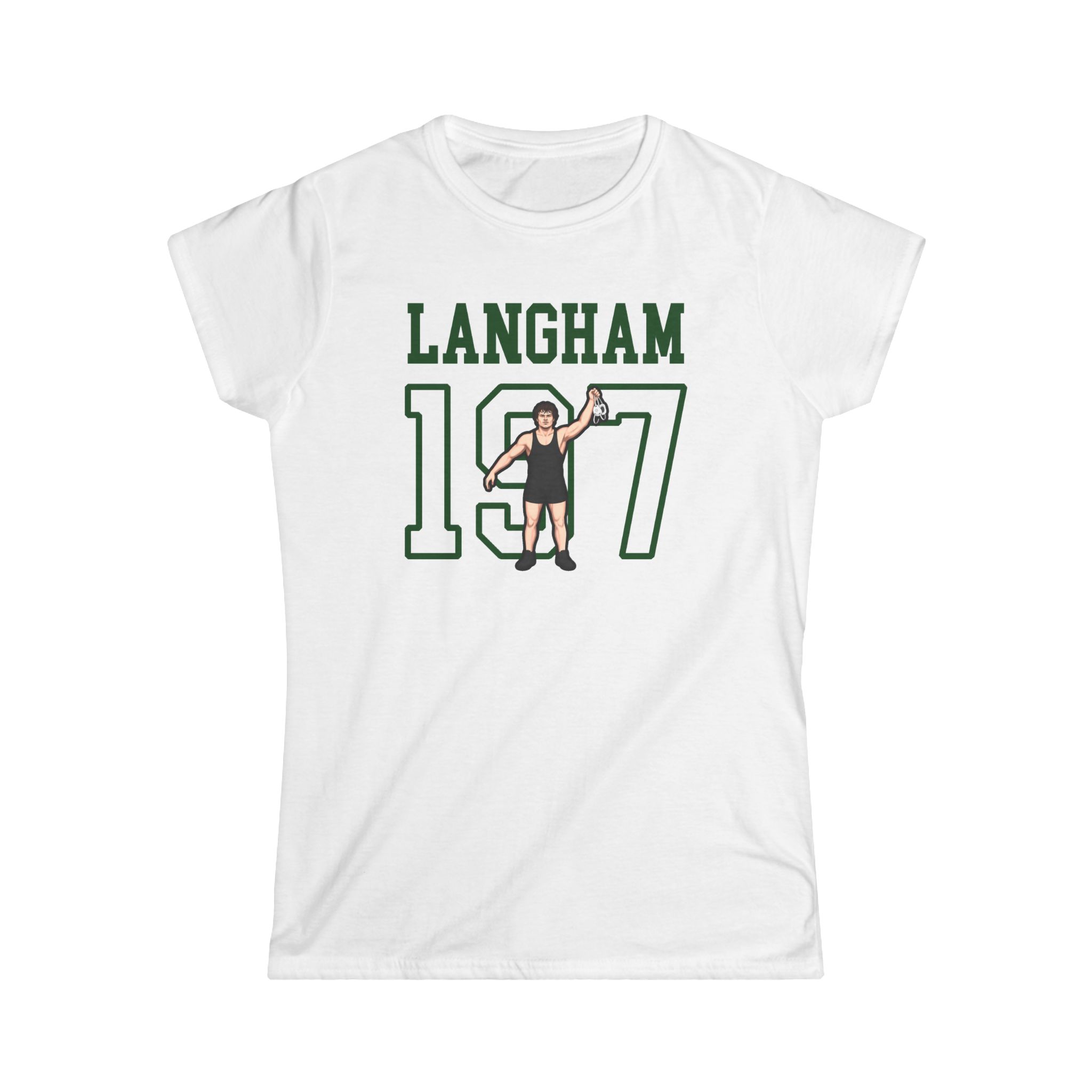 Women's Softstyle Tee — character_shirsey in White