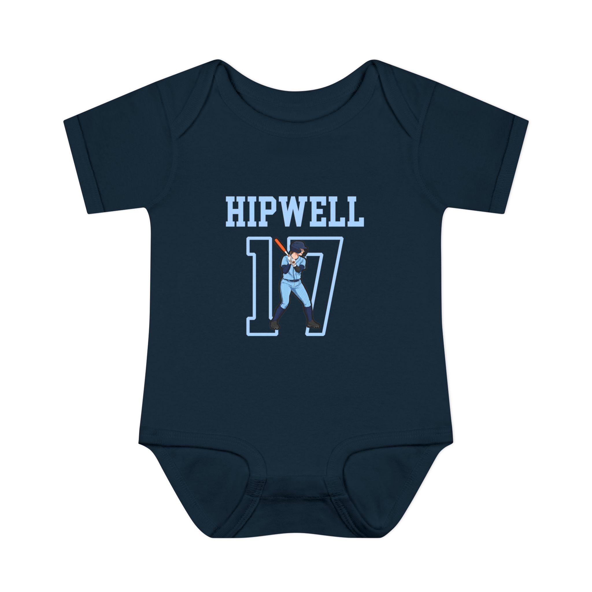 Baby Onesie — character_shirsey in Navy
