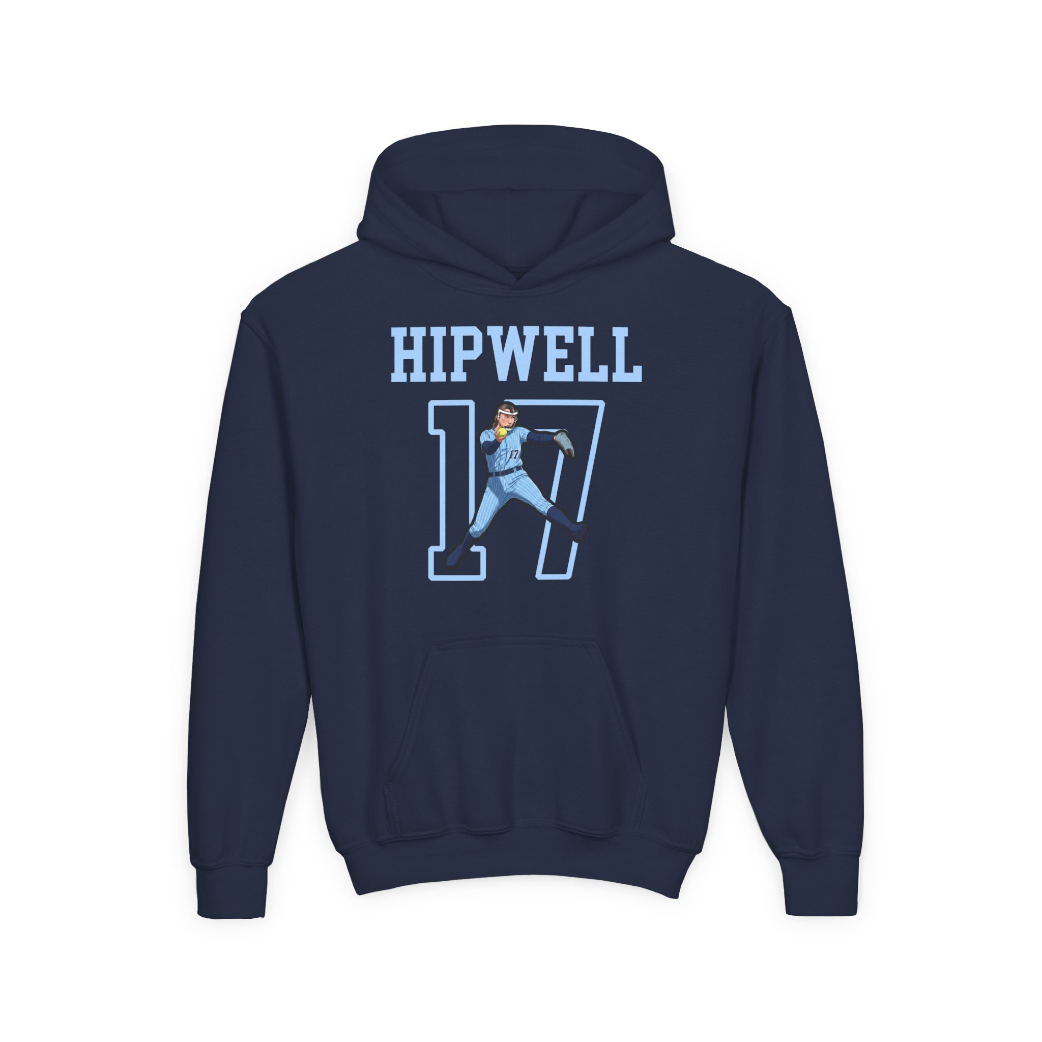 Youth Hoodie — character_shirsey in Navy