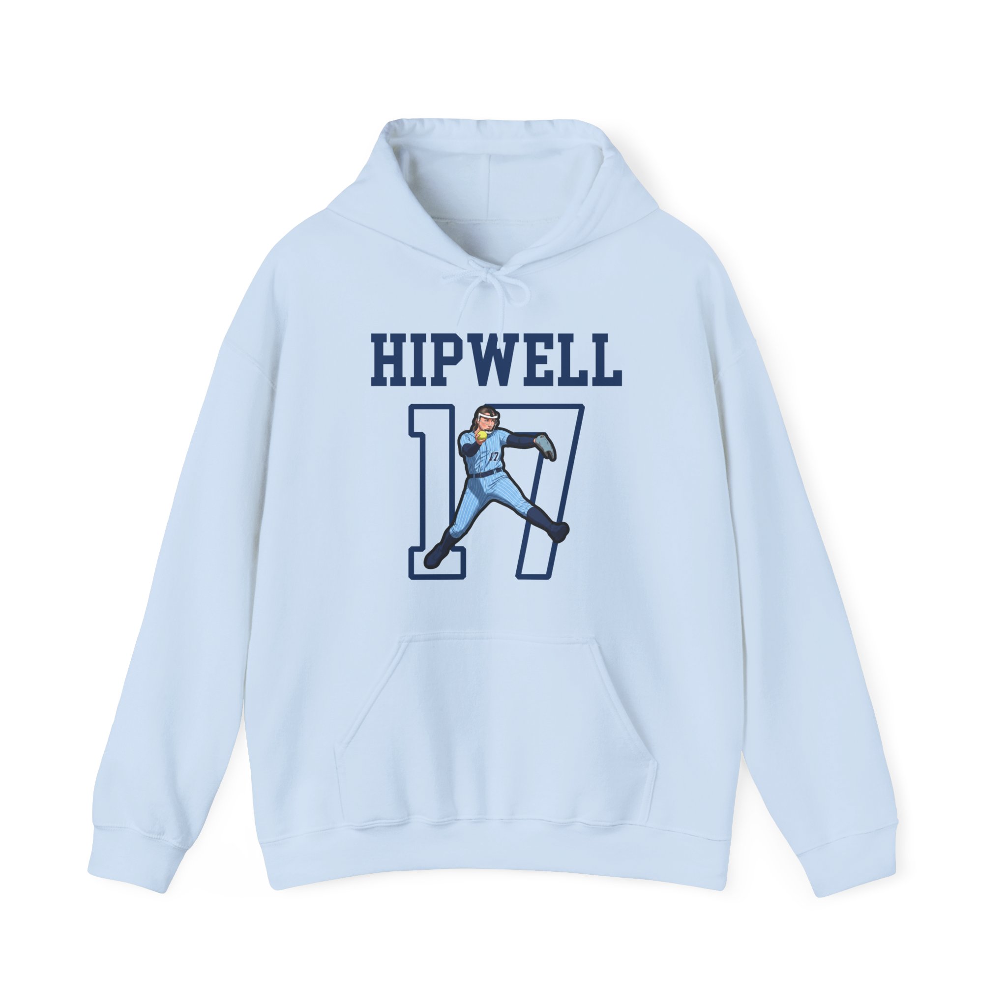 Hoodie — character_shirsey in Light Blue