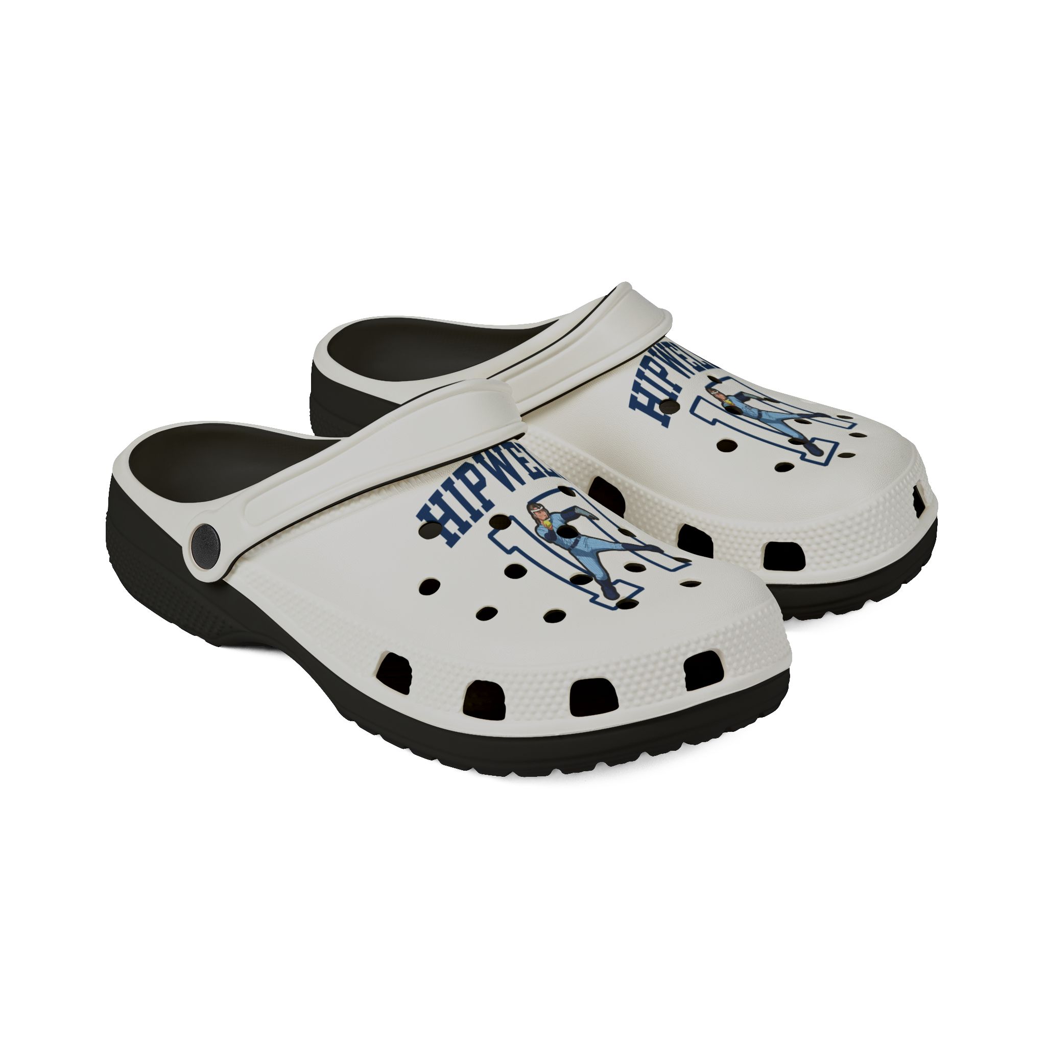 Rubber Clogs — character_shirsey in Black