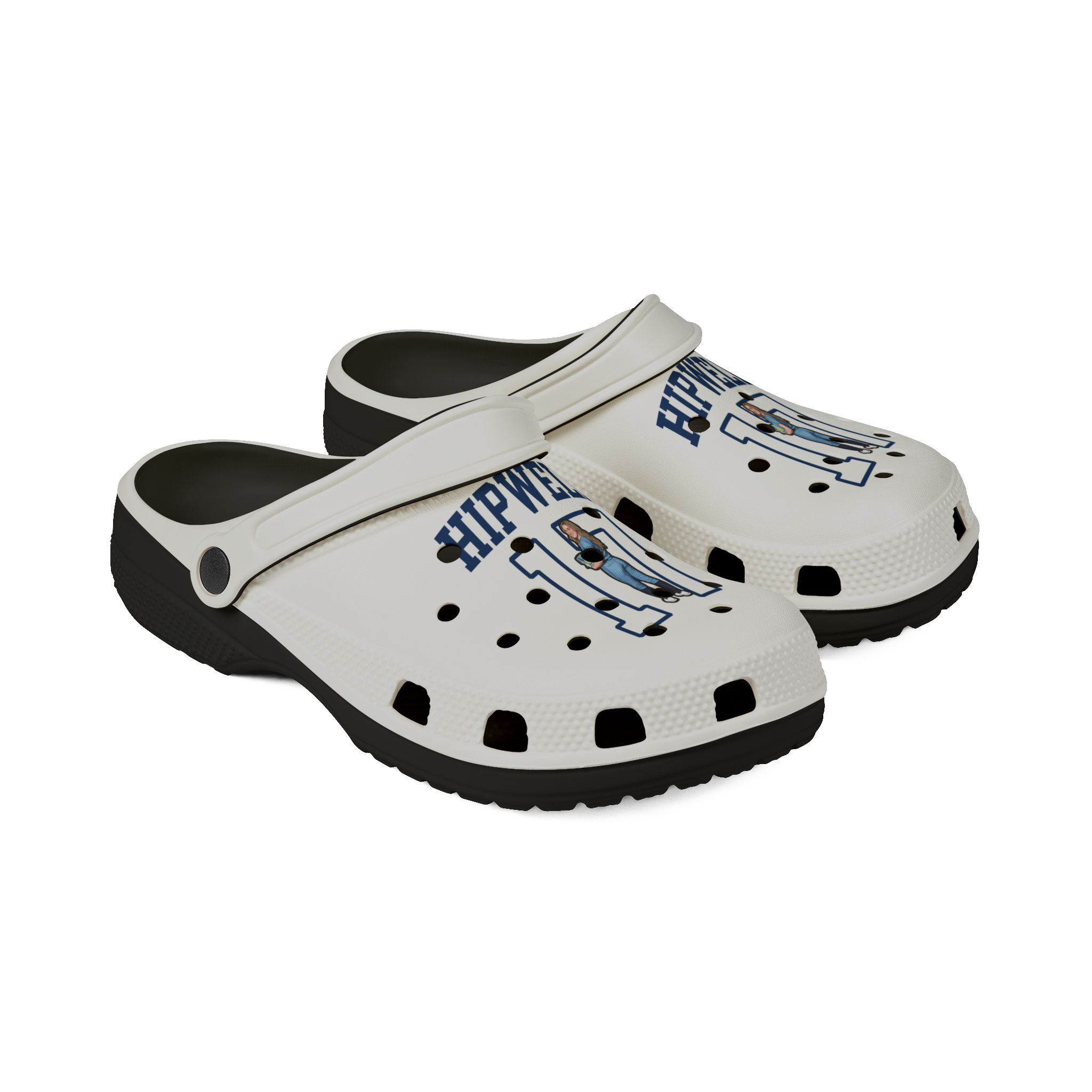 Rubber Clogs — character_shirsey in Black