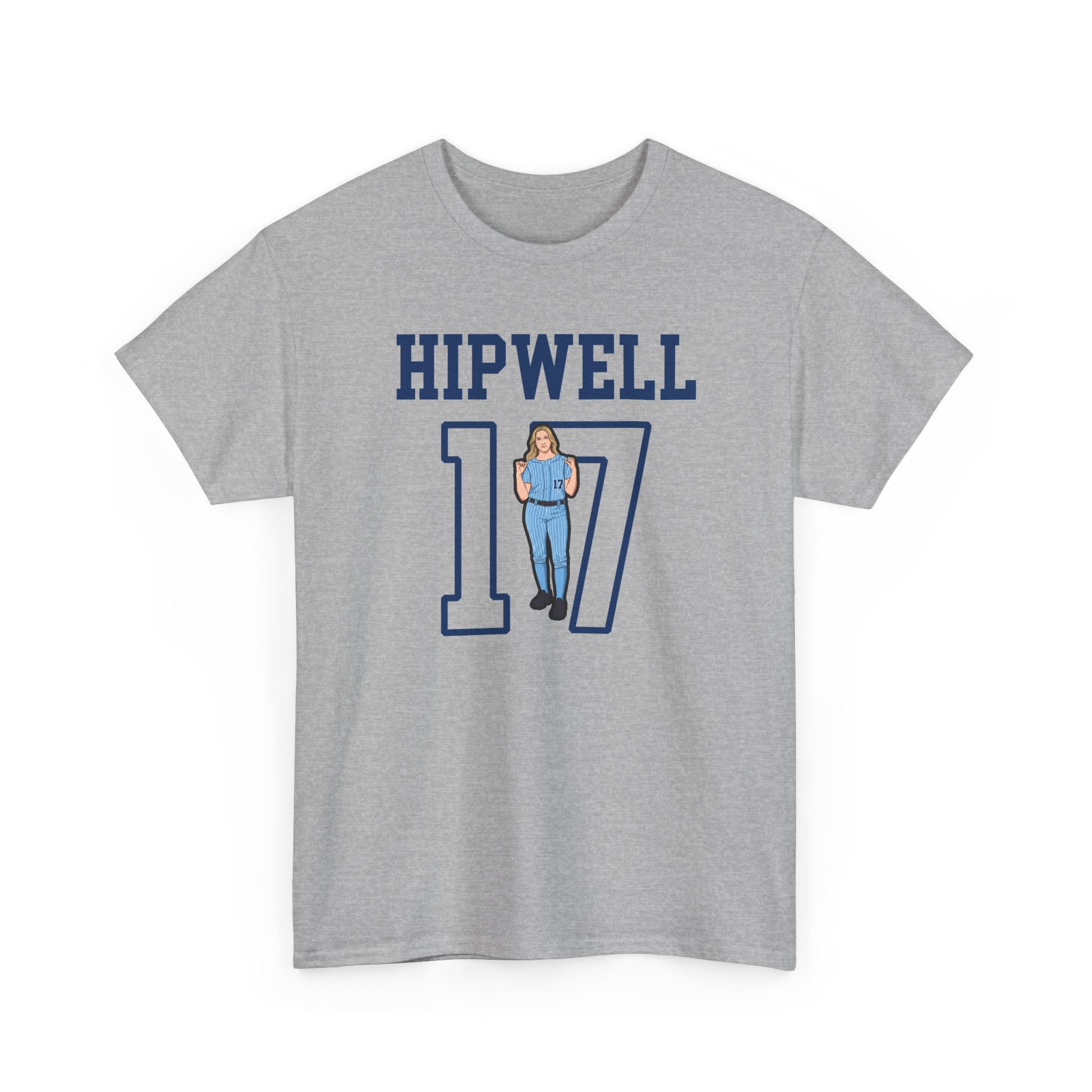 Tee — character_shirsey in Grey