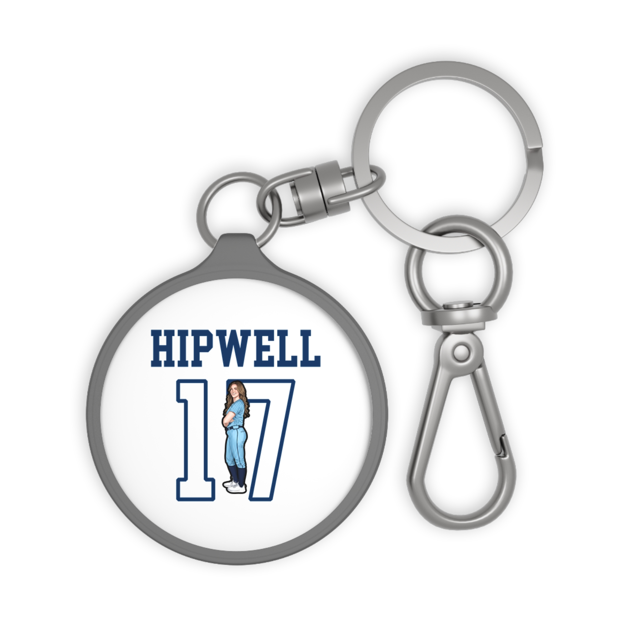 Keychain — character_shirsey in Grey