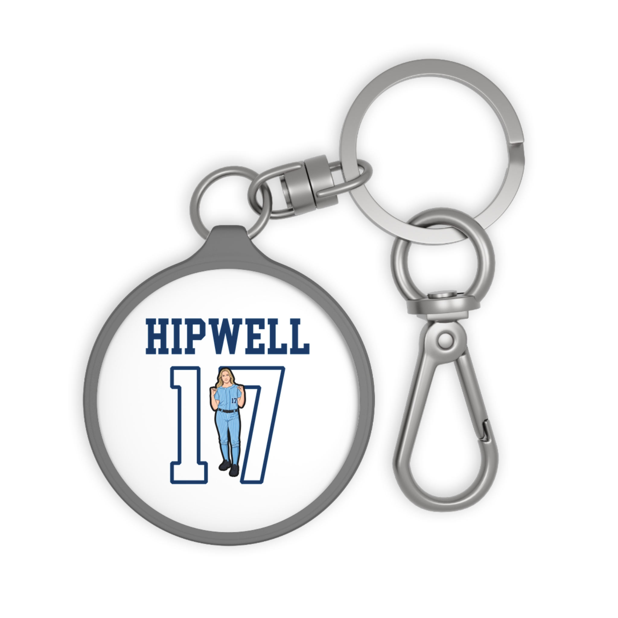 Keychain — character_shirsey in Grey