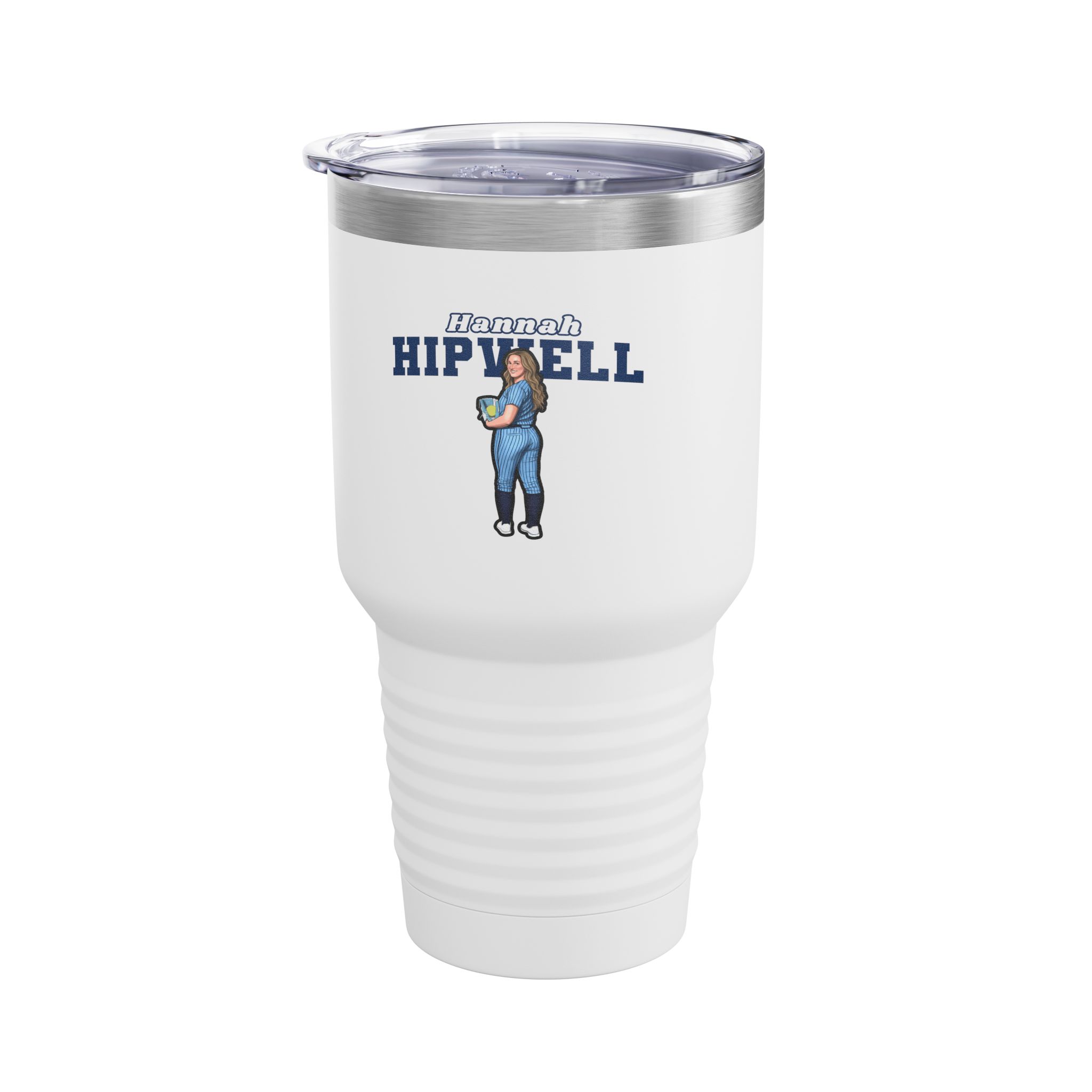 30oz Tumbler — character_name_arch in White