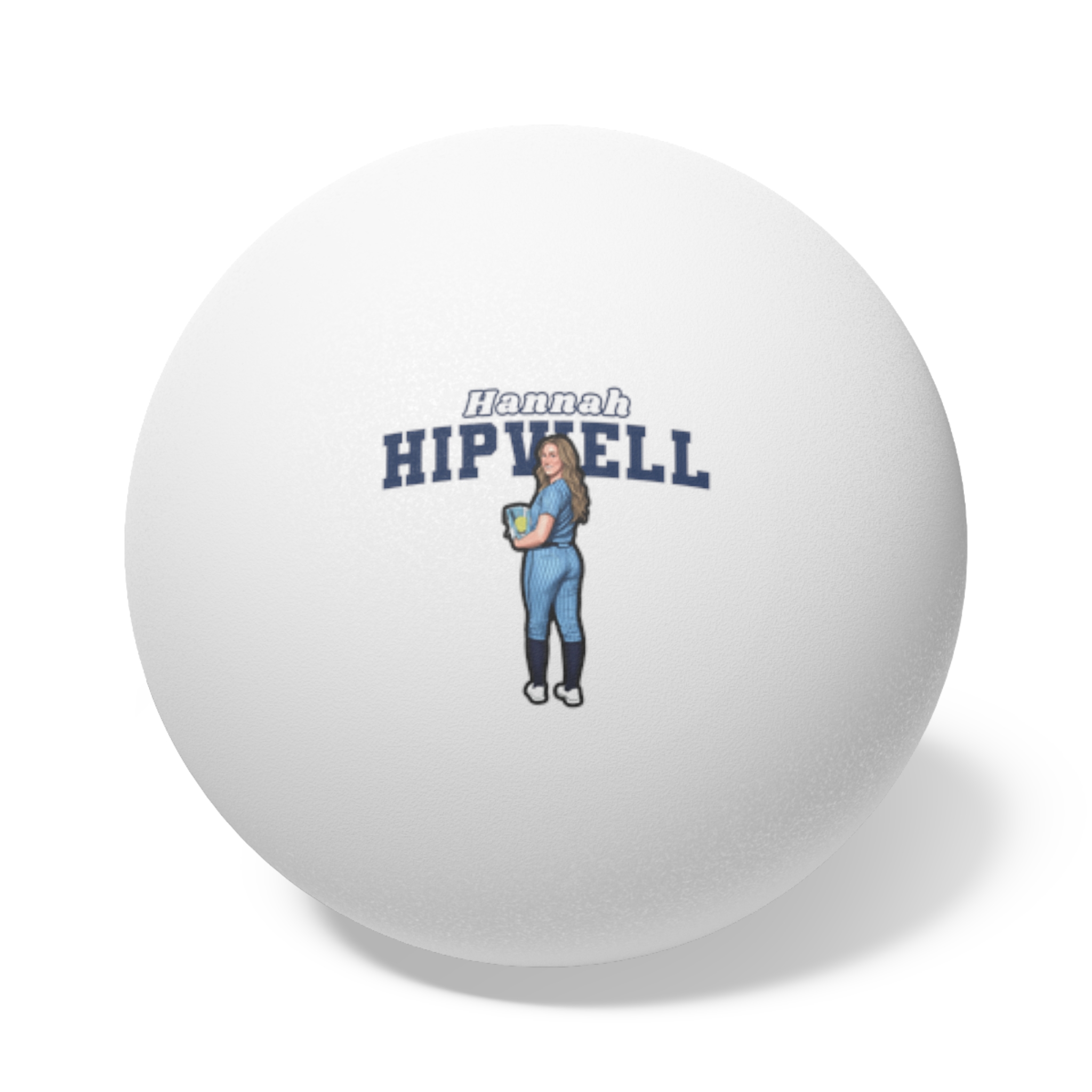 Ping Pong Balls, 6 pcs — character_name_arch in White