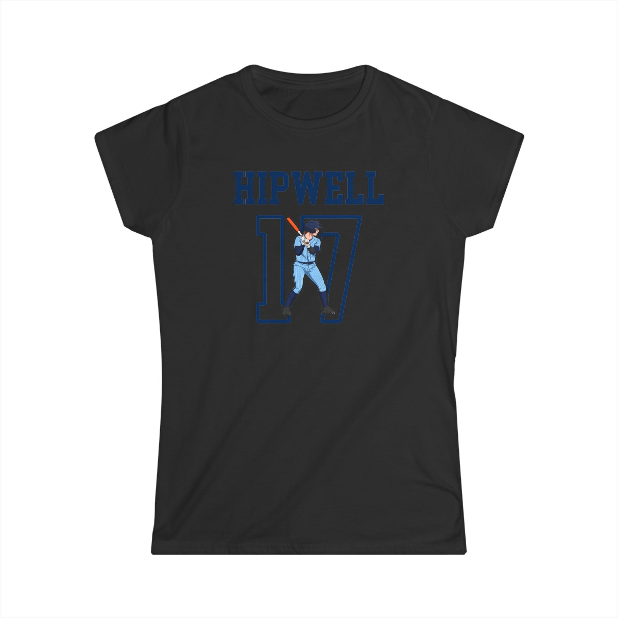 Women's Softstyle Tee — character_shirsey in Black