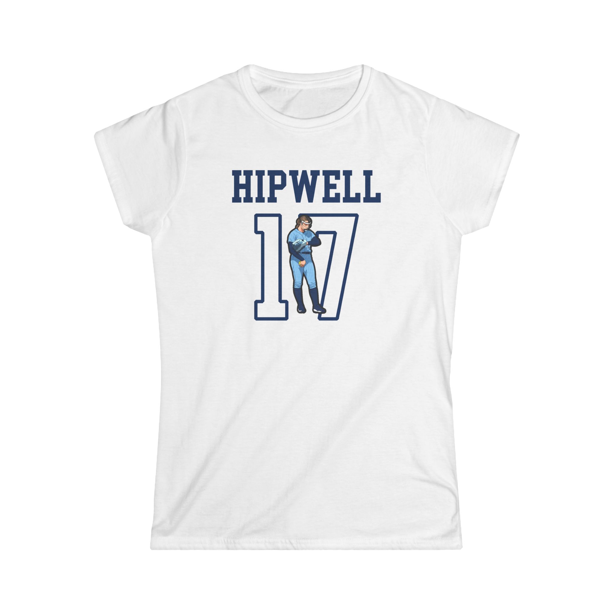 Women's Softstyle Tee — character_shirsey in White