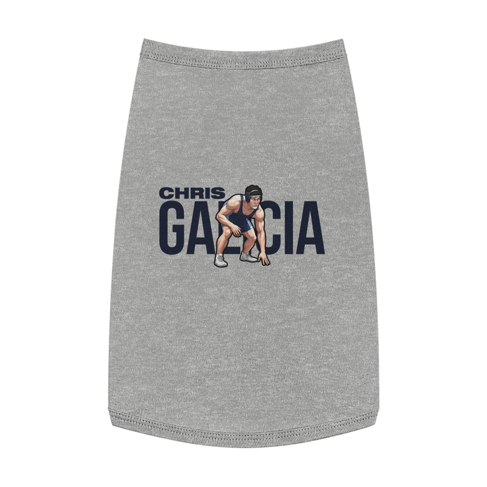 Pet Tank Top — character_player_name in White