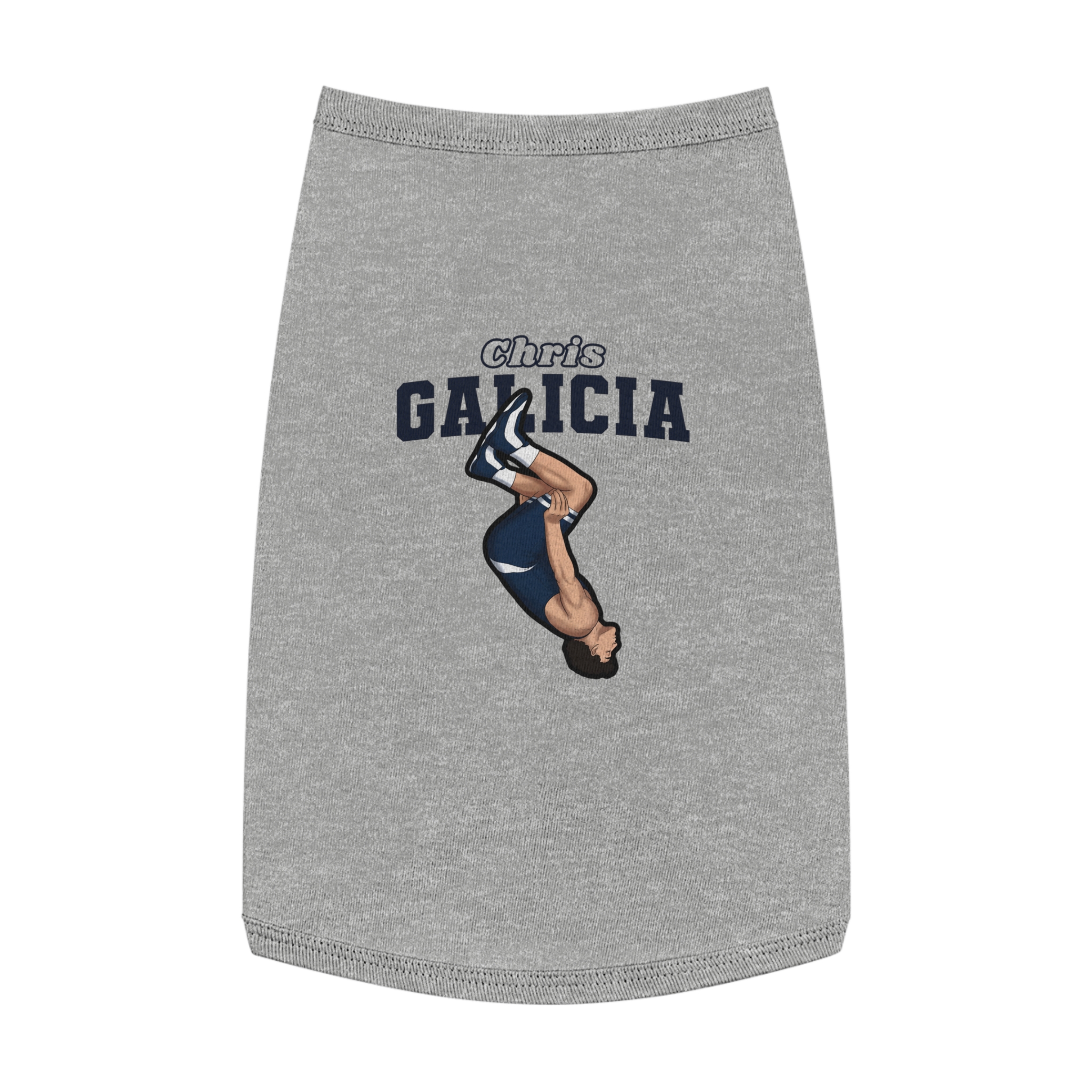 Pet Tank Top — character_name_arch in White